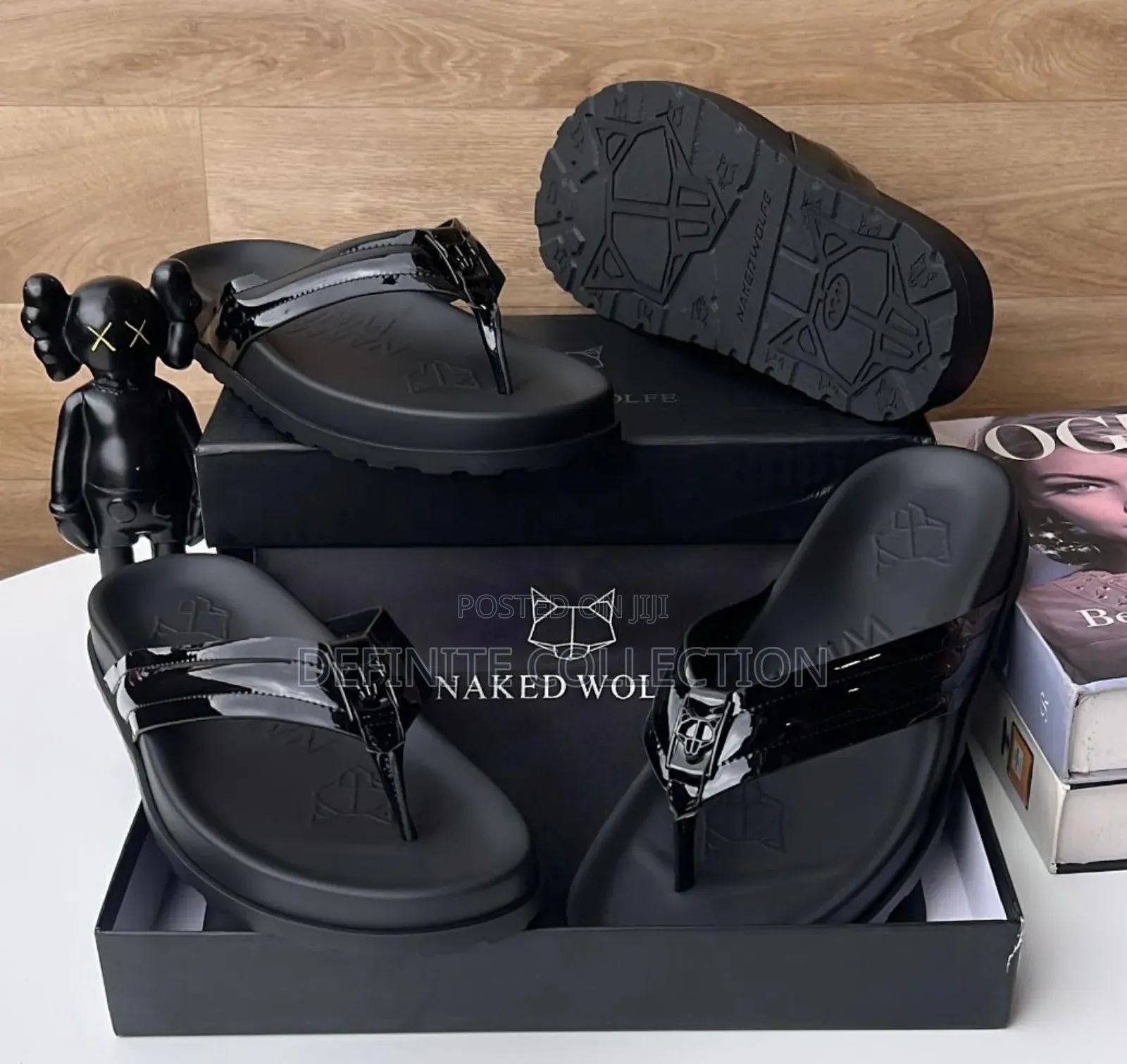 Naked Wolfe Wetlook Slippers