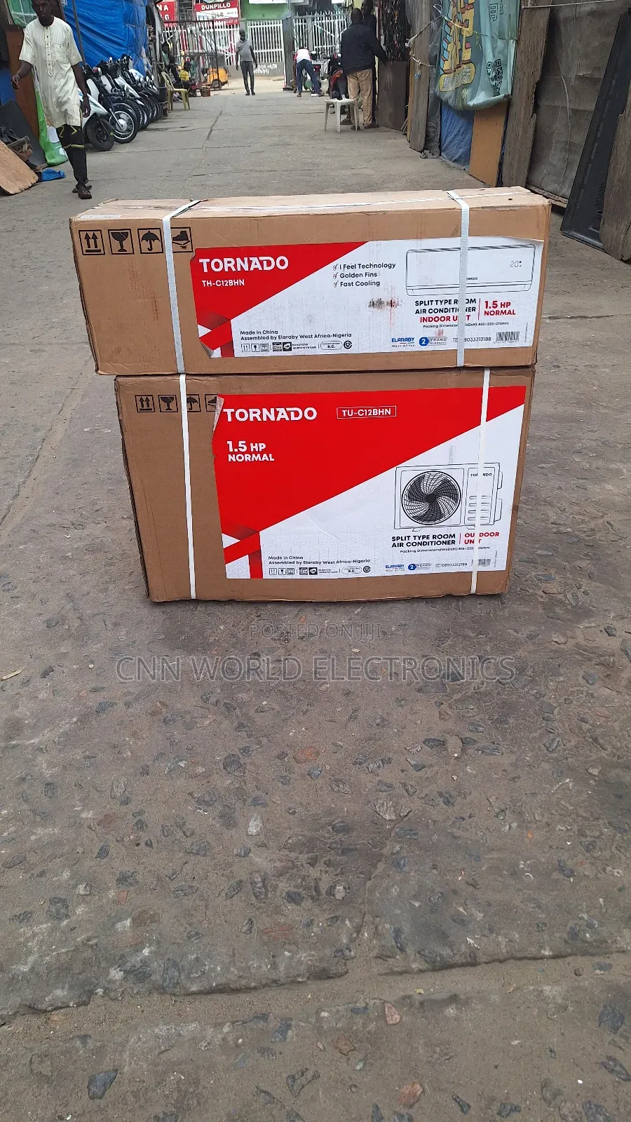 New Tornado Air Conditioner 1.5hp Split Copper Warranty