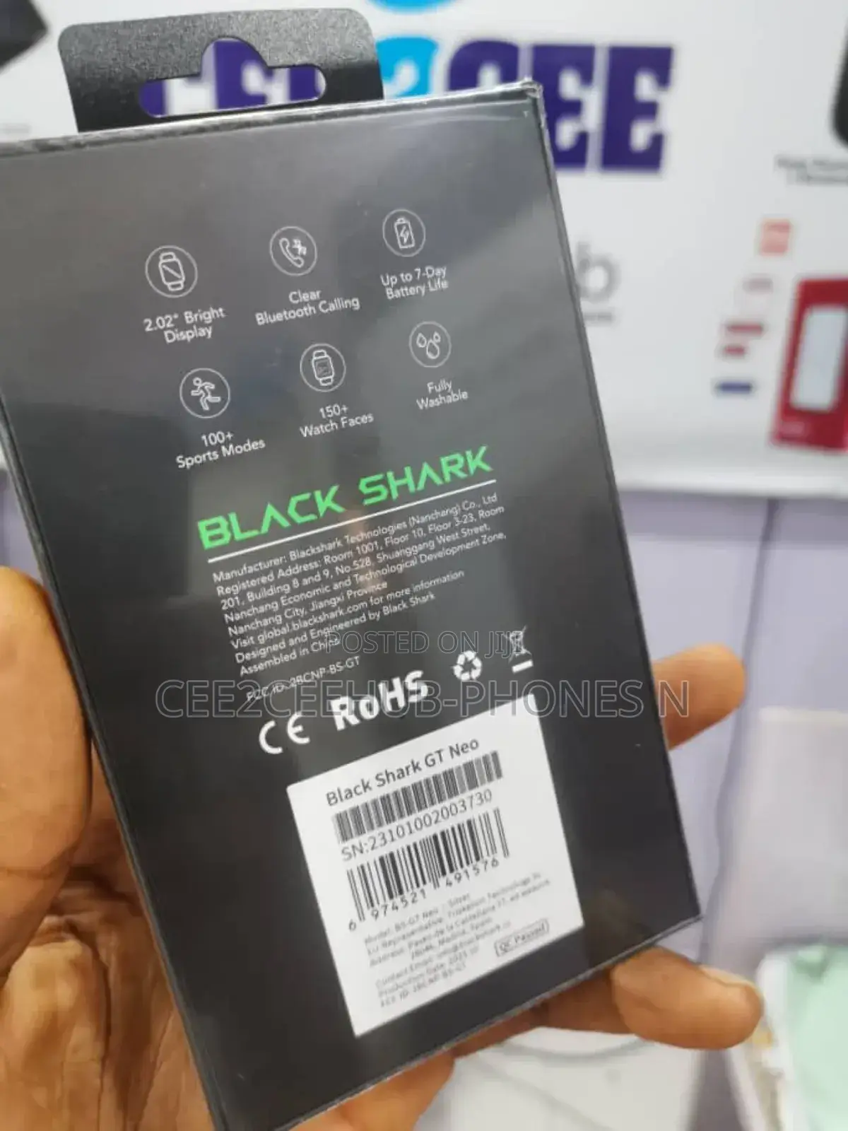 Black Shark Gt Neo Smartwatch