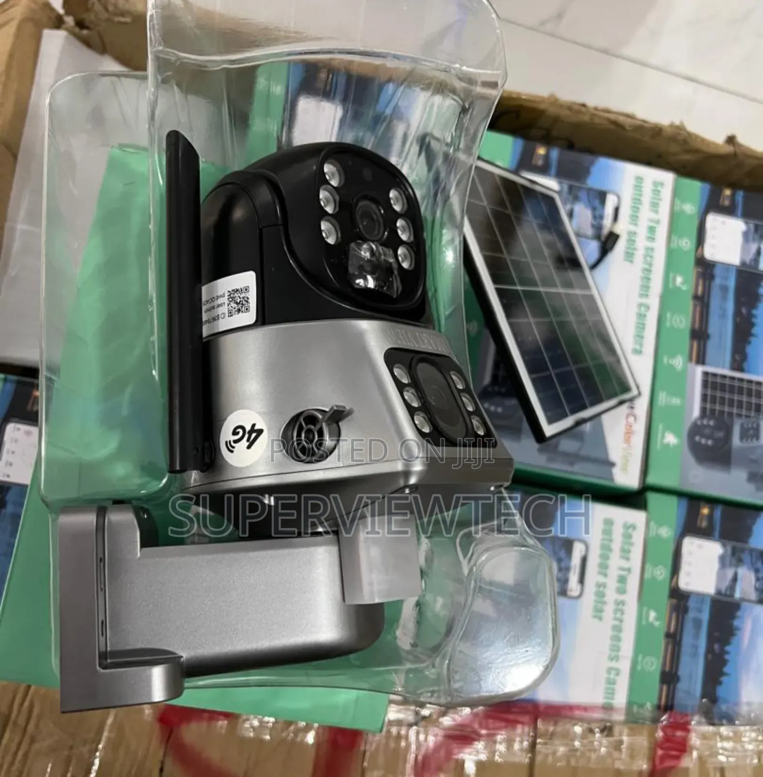 Two Way Audio Motion Tracking Solar Cctv Camera