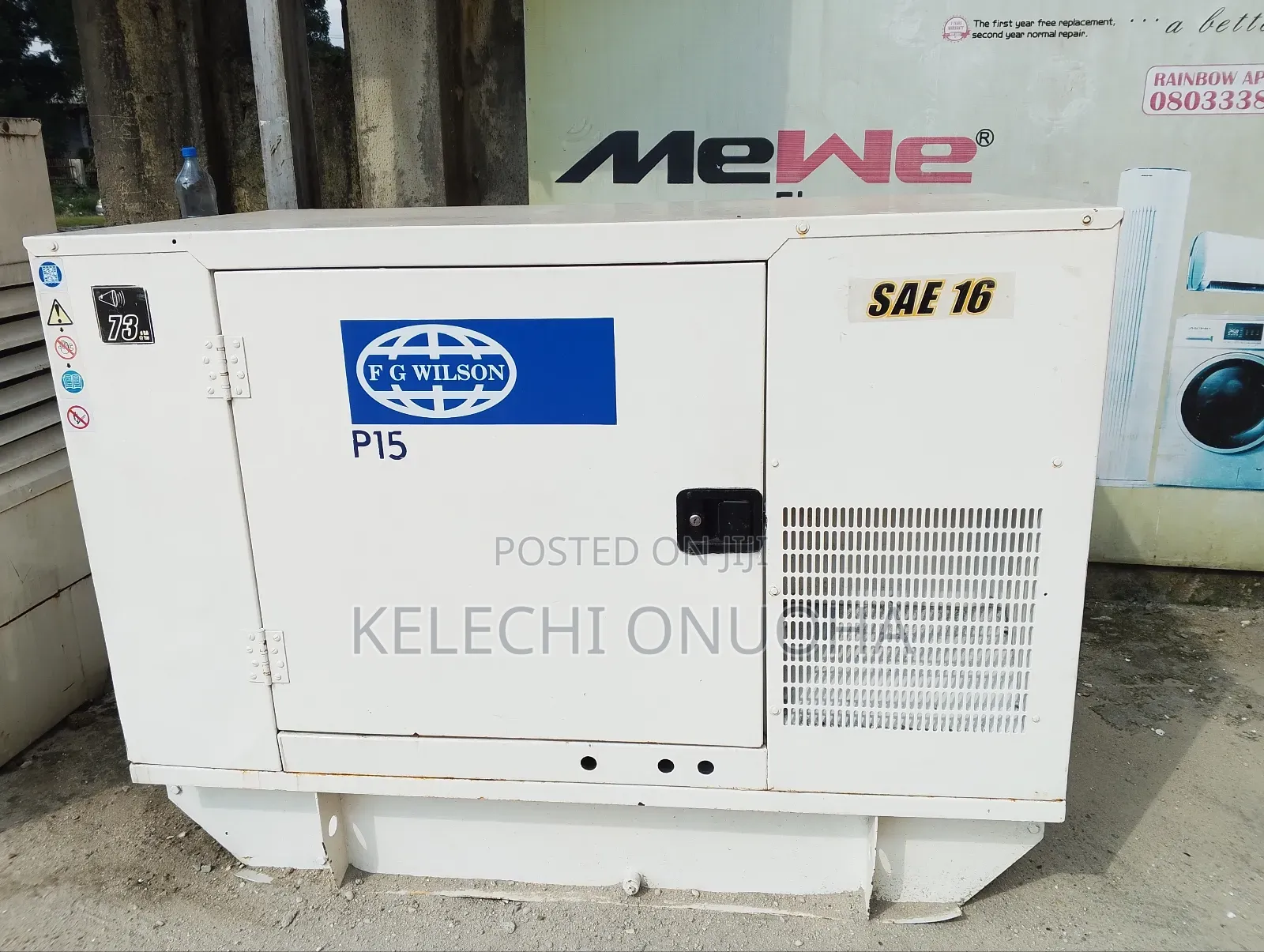 Very Healthy Sounds Proof Diesel Generator