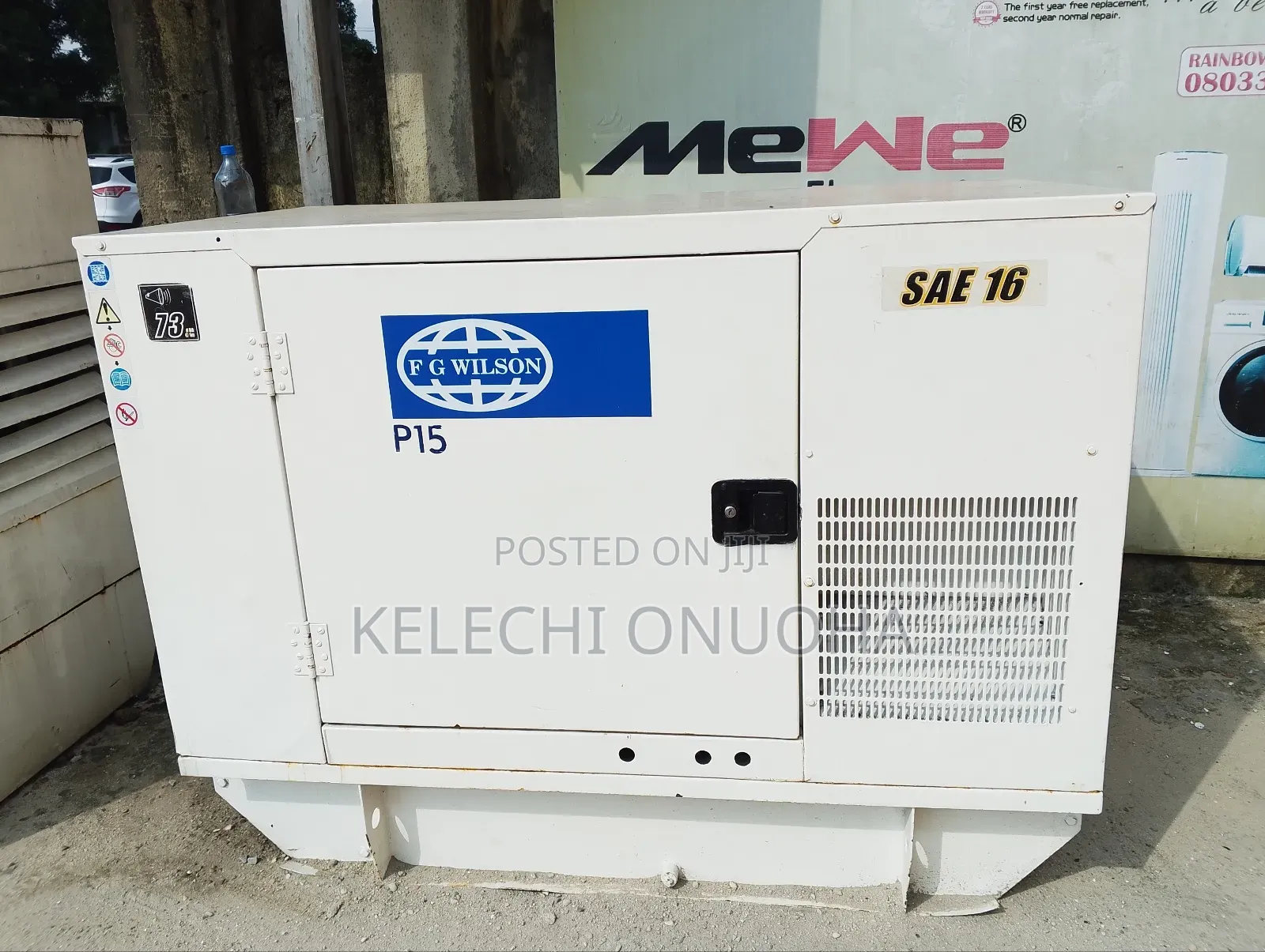 Very Healthy Sounds Proof Diesel Generator