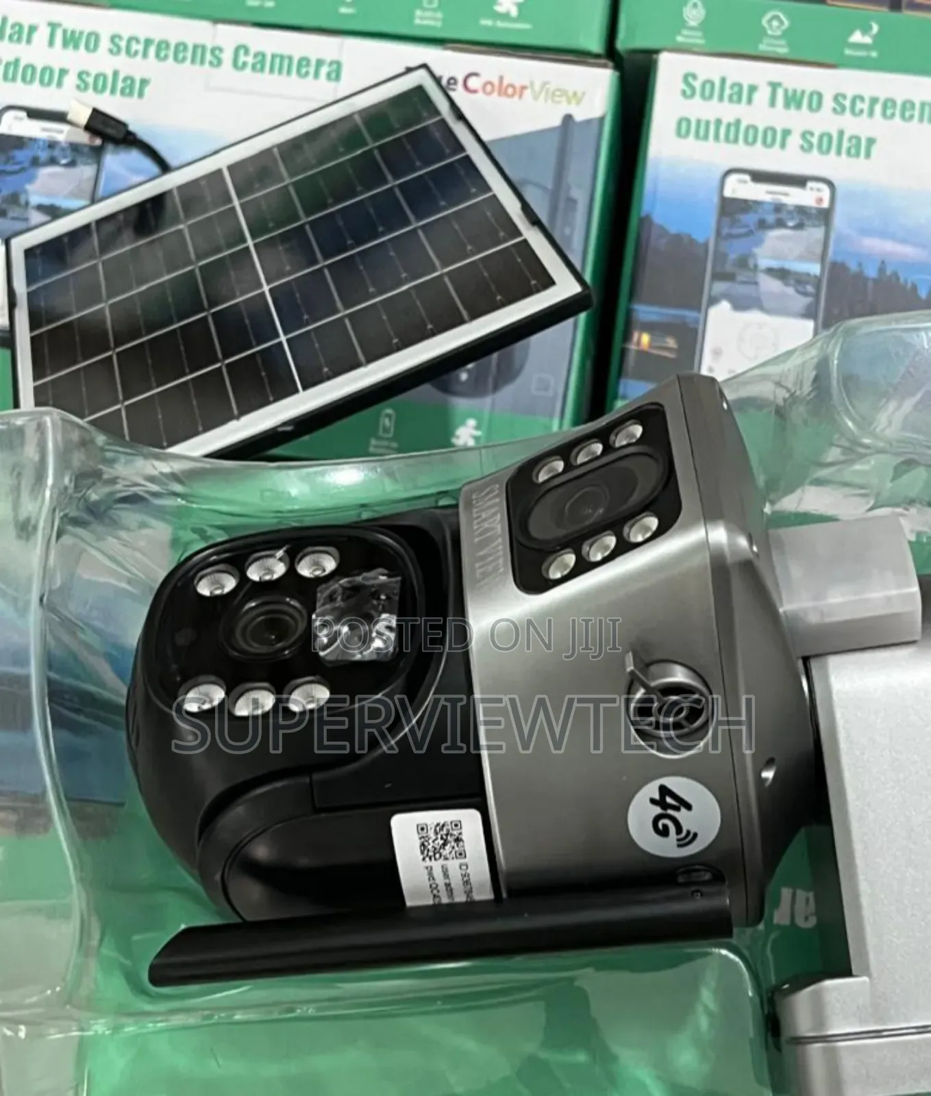 Solar Ai Motion Tracking CCTV Camera
