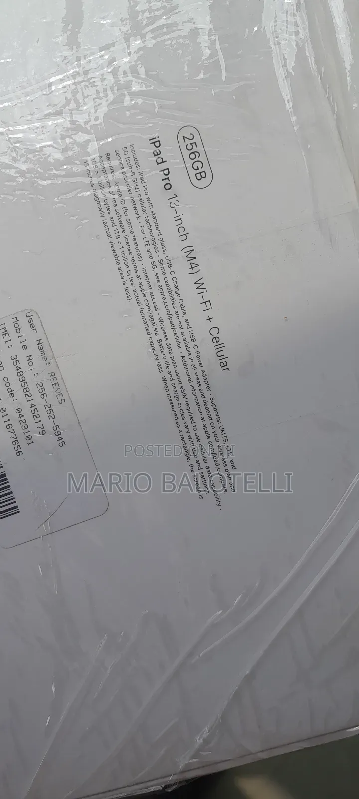 New Apple iPad Pro 13 (2024) 256 GB