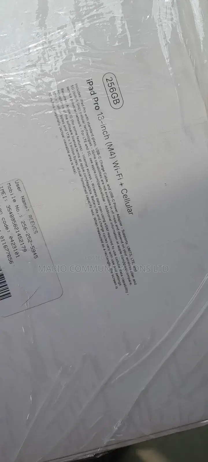 New Apple iPad Pro 13 (2024) 256 GB