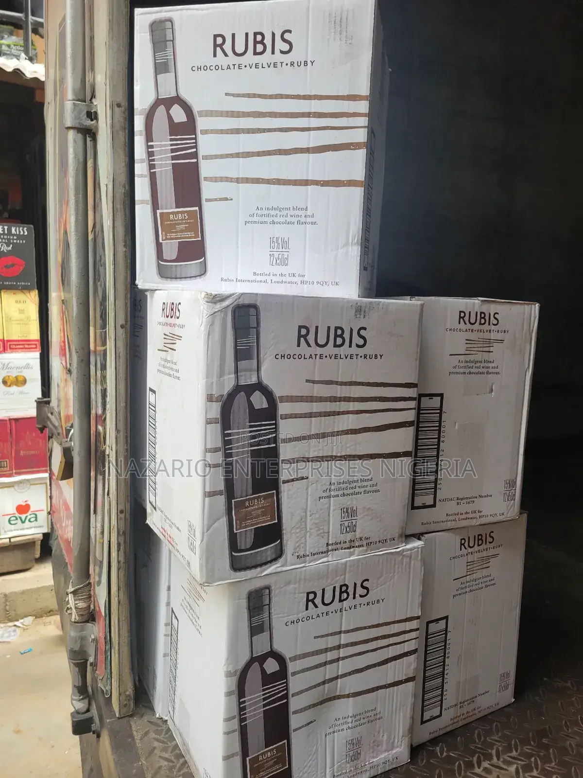 Rubis Chocolate Red Wine – Carton by 12 Bottles