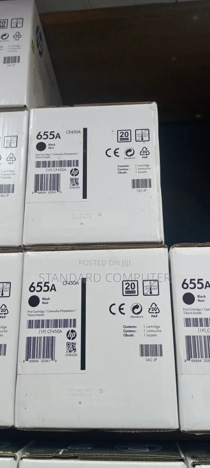 Hp Toner Cartridge 655a Black