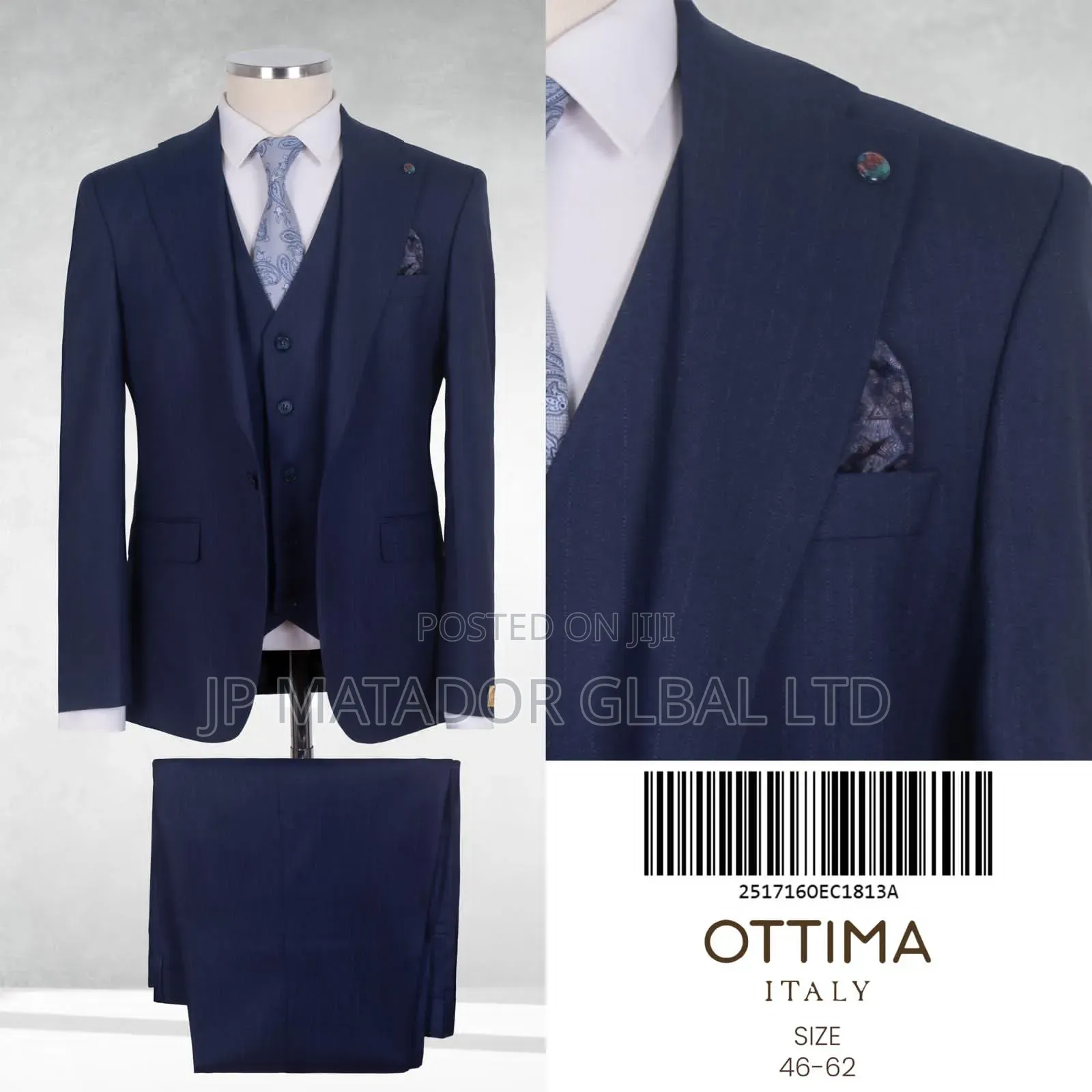 New    Italian Ottima Men's Suits