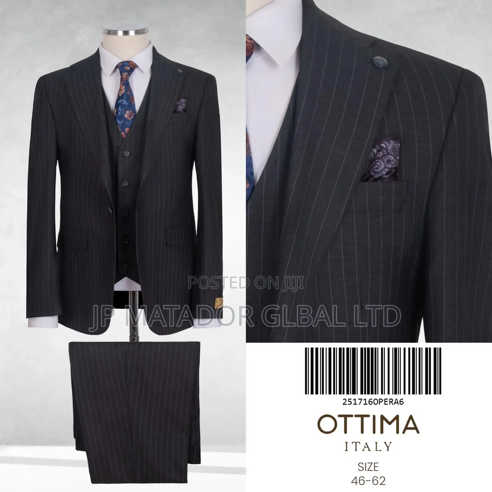 New    Italian Ottima Men's Suits