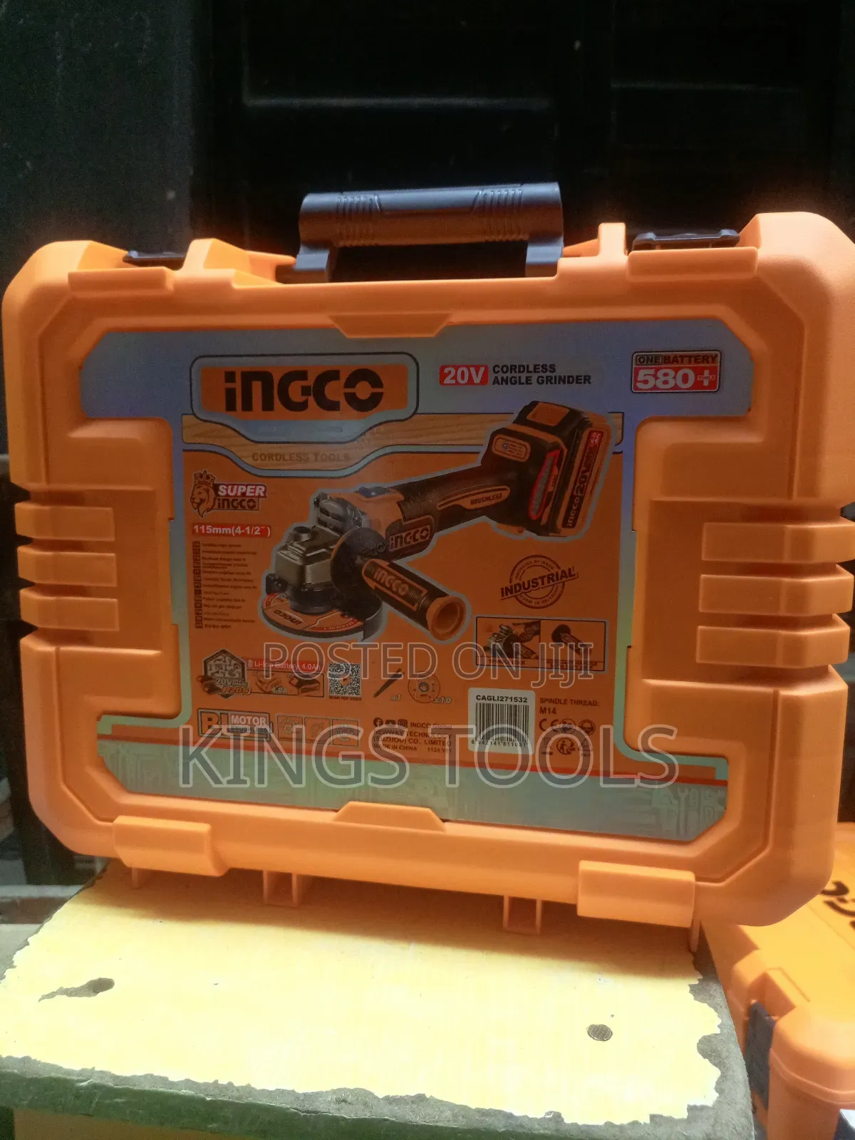 Cordless Angle Grinder 20v