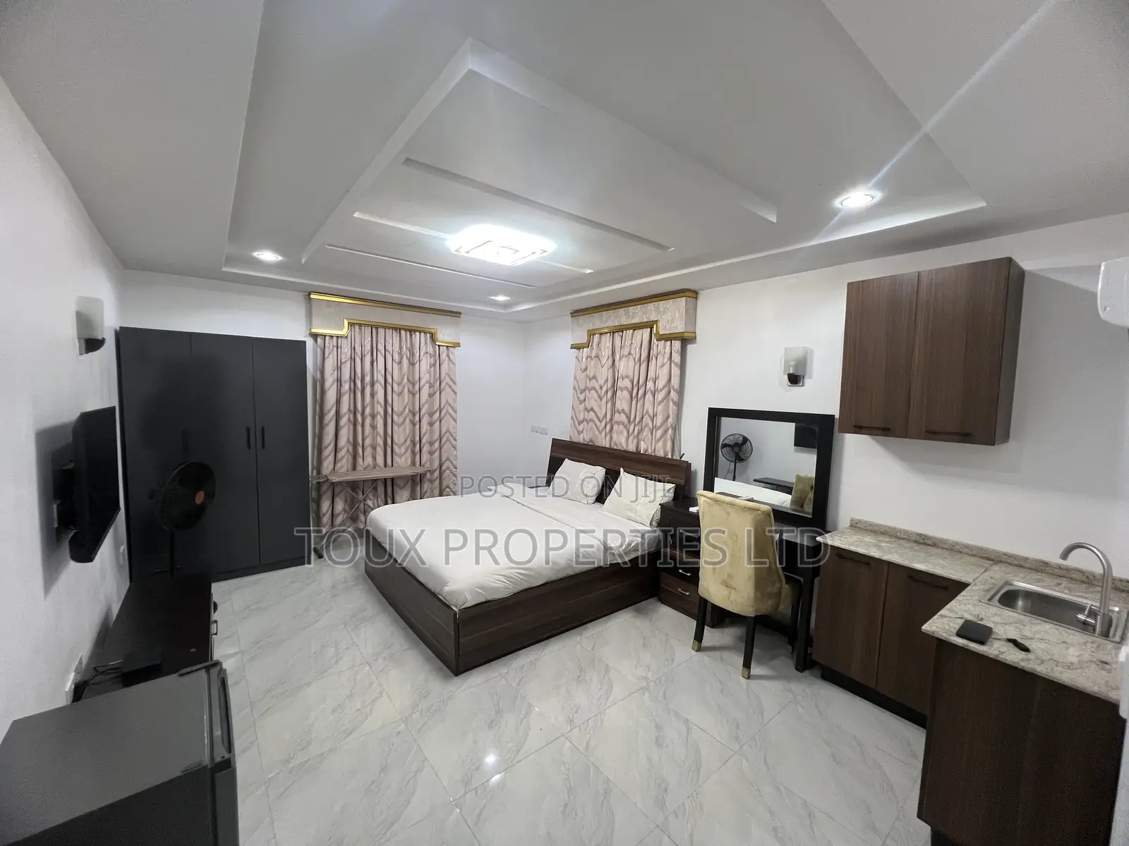 Furnished Studio Apartment in Garki 2 for rent