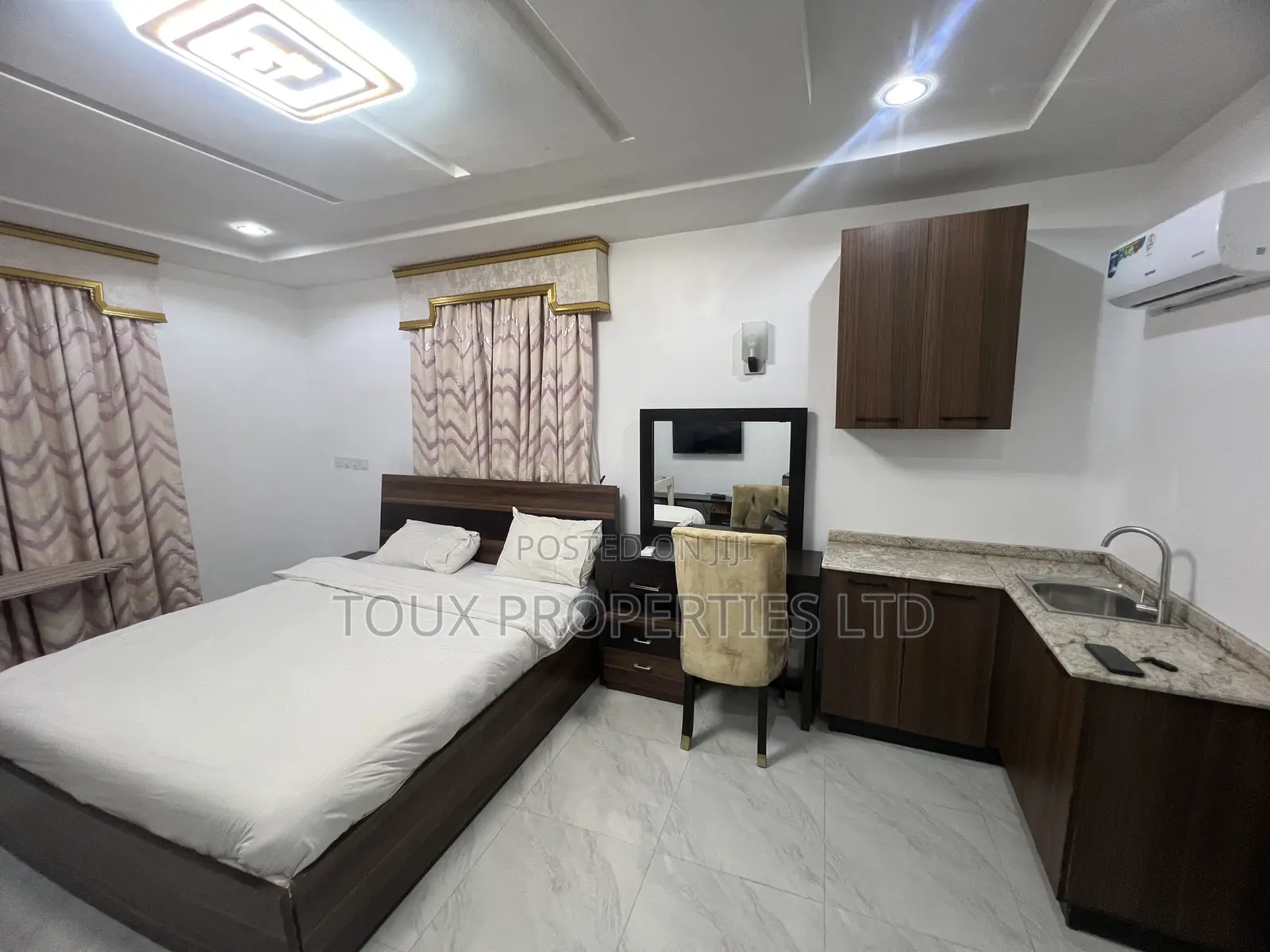 Furnished Studio Apartment in Garki 2 for rent