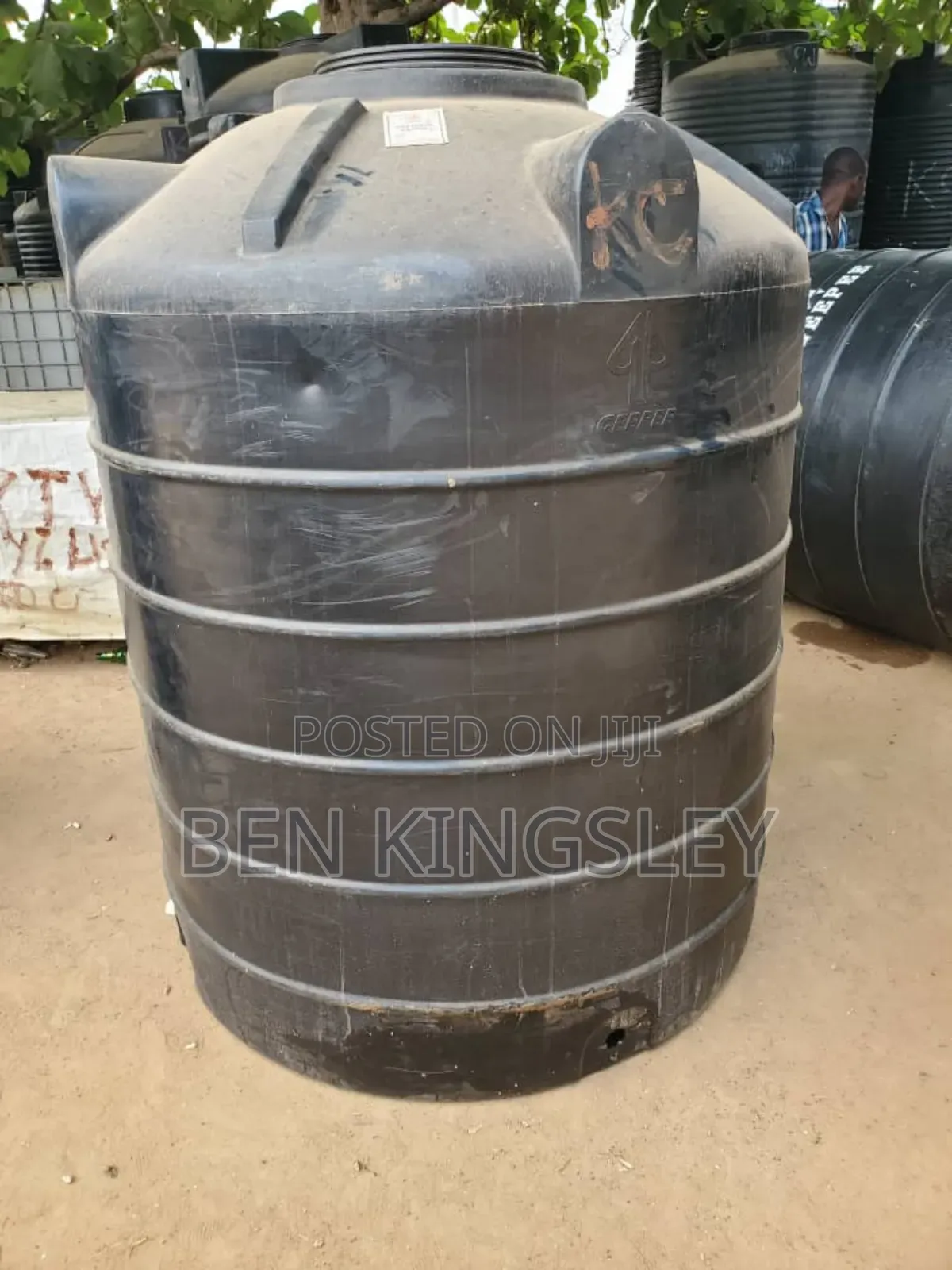 Gp Tank of Water