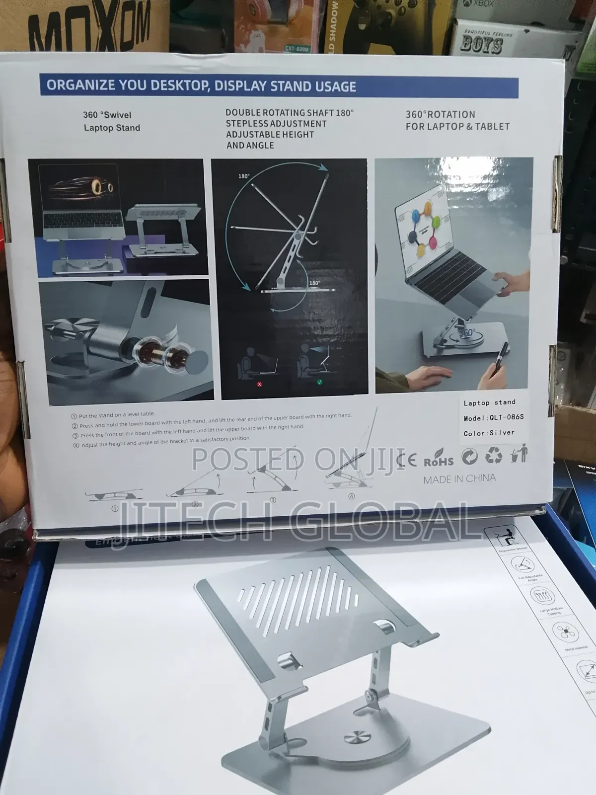 V3.1 Laptop Stand 360 Degree Base