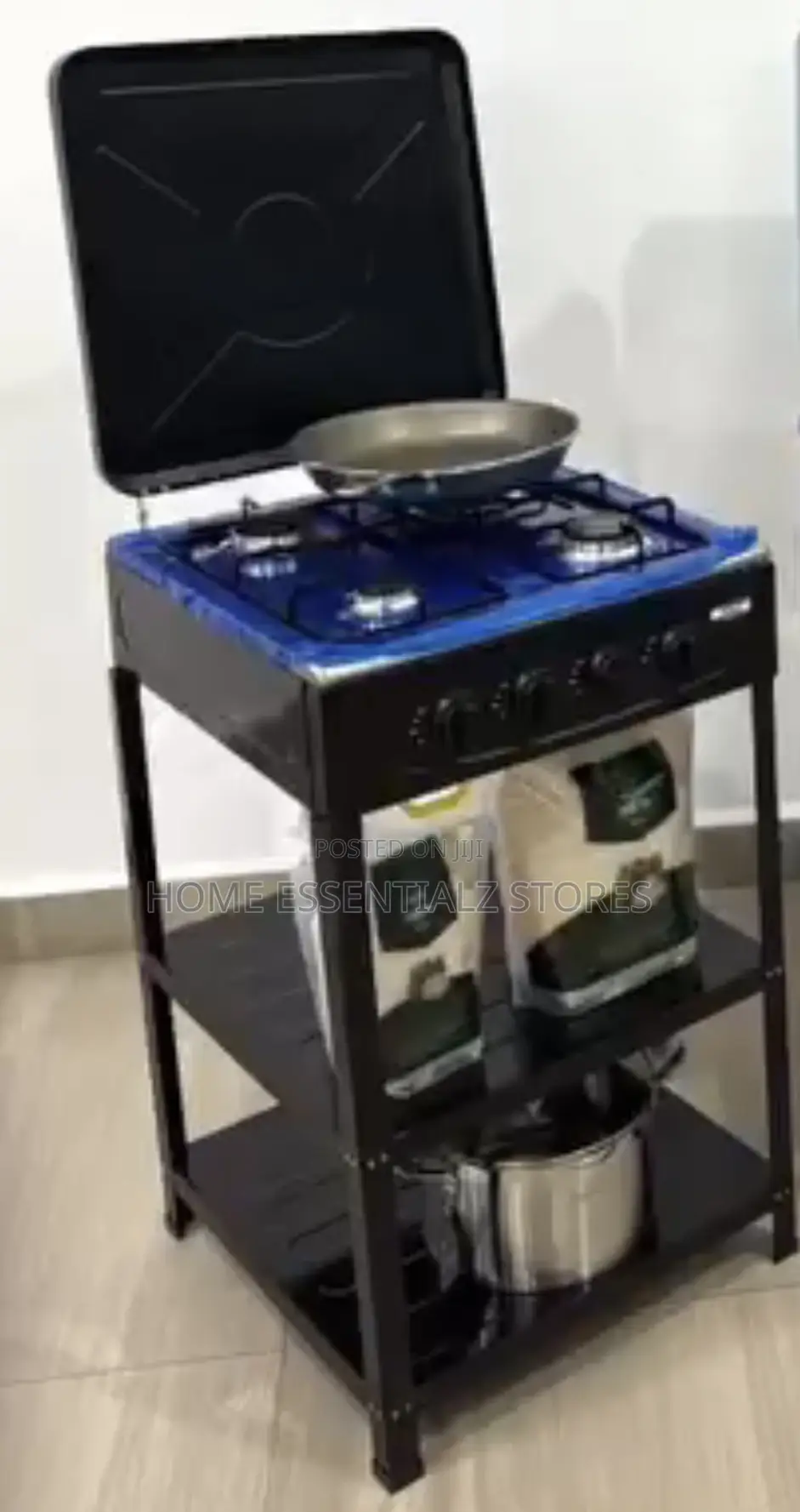 Free Stand 4-Burners Gas Cooker.