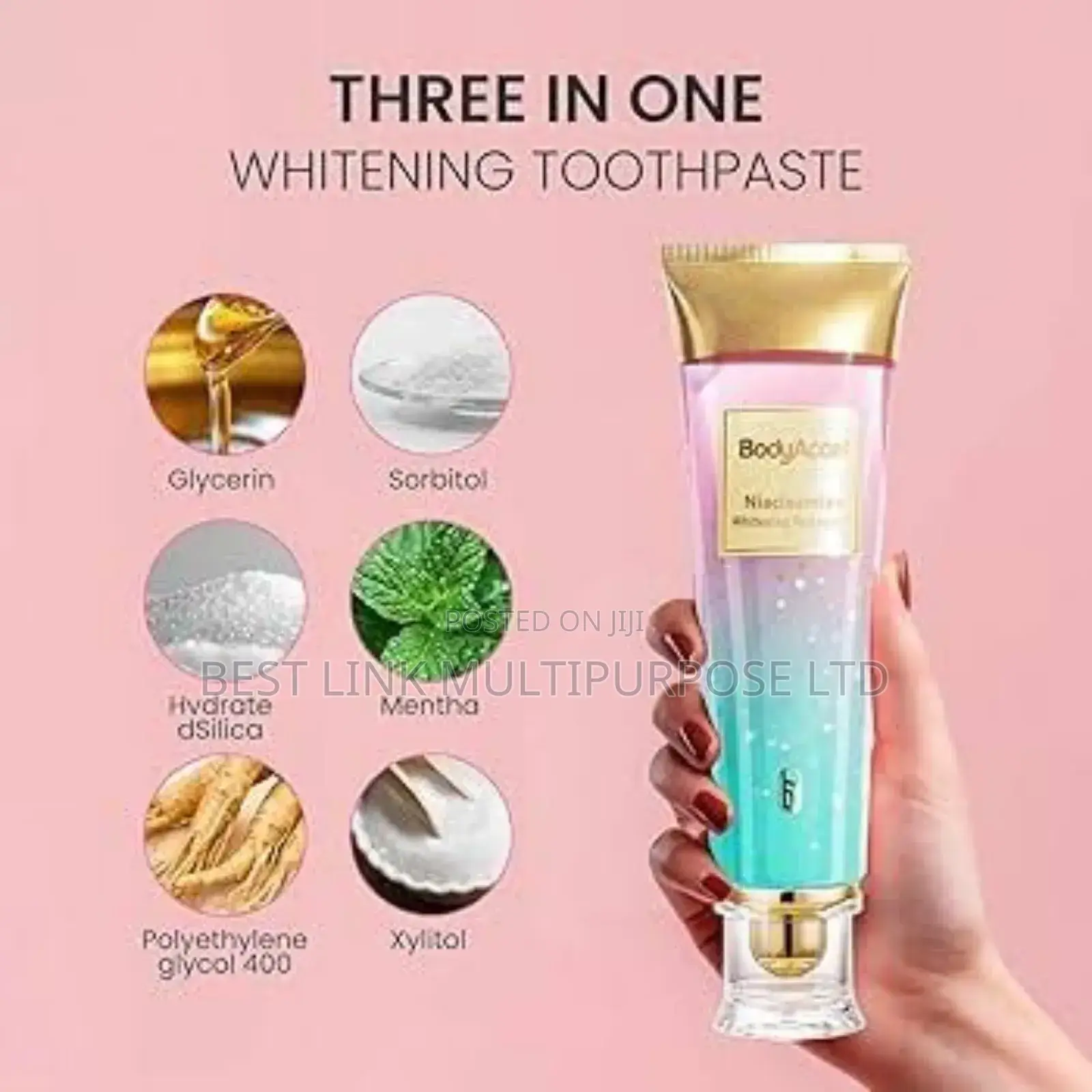 Bodyaccel Teeth Whitening Toothpaste (Bulk)