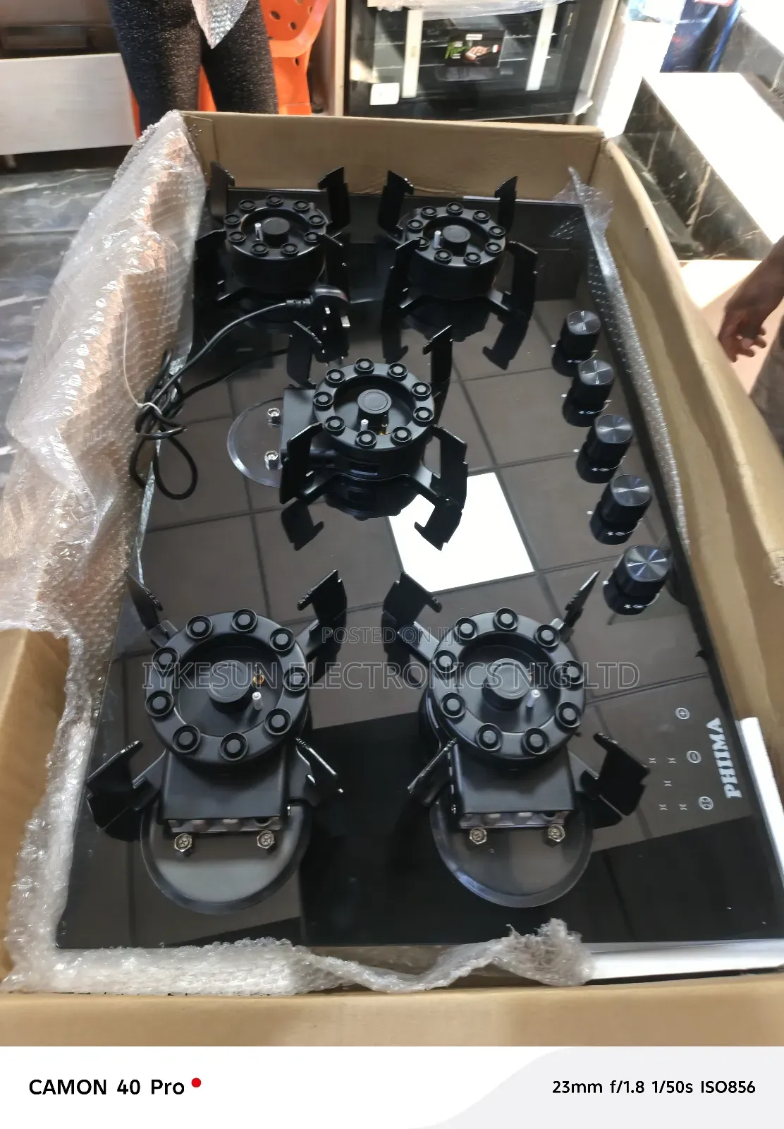 Original Phiima Inbuilt Flips Up Gas Cooker Hob 90cm