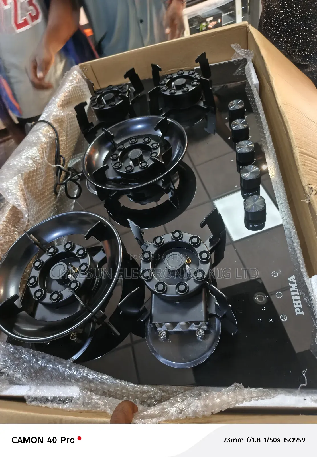 Original Phiima Made in German Built-in Flips Up Gas Cooker