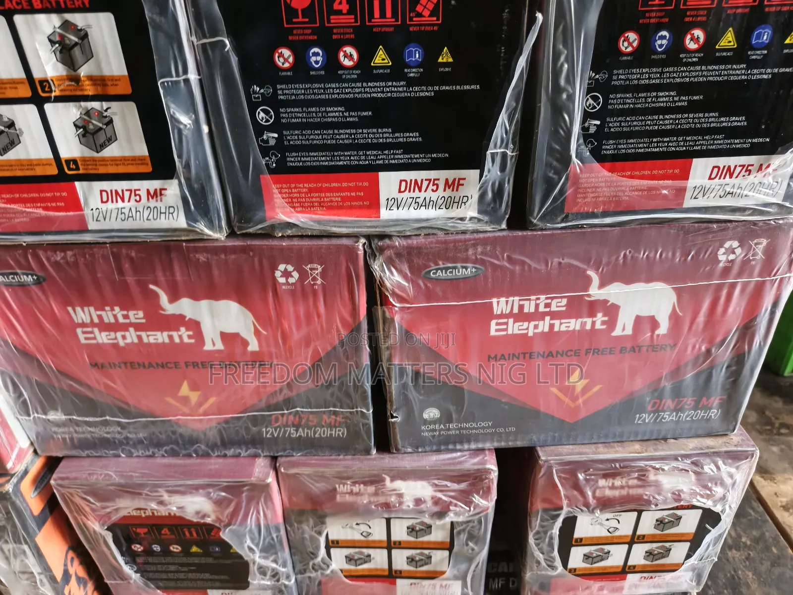 Original Korea Car Battery CMF 75ahm