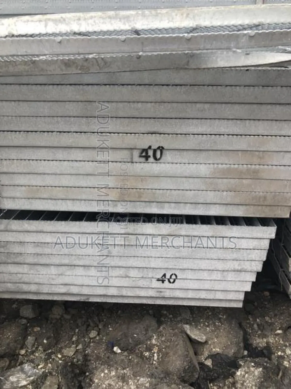 40mm Galvanized Steel Grating Mesh 3ft X19ft