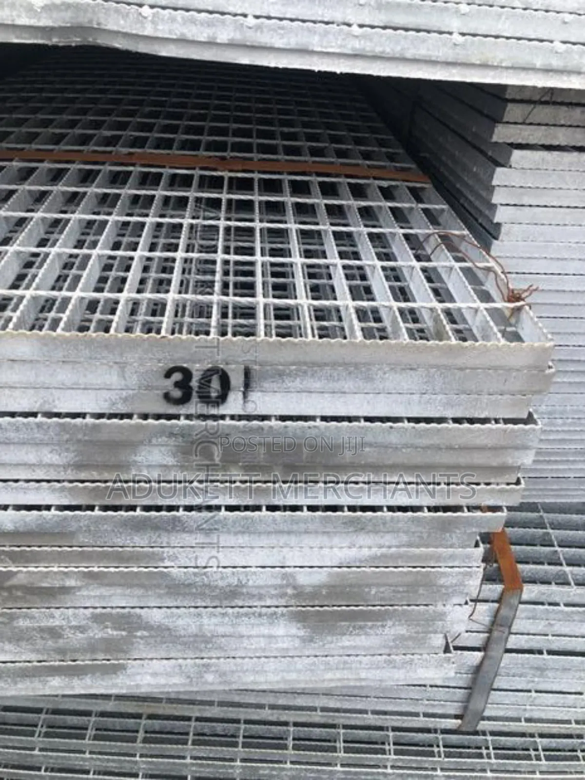 30mm Galvanized Steel Grating Mesh 3ft X 19ft
