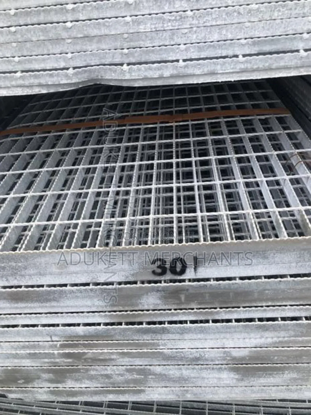 30mm Galvanized Steel Grating Mesh 3ft X 19ft