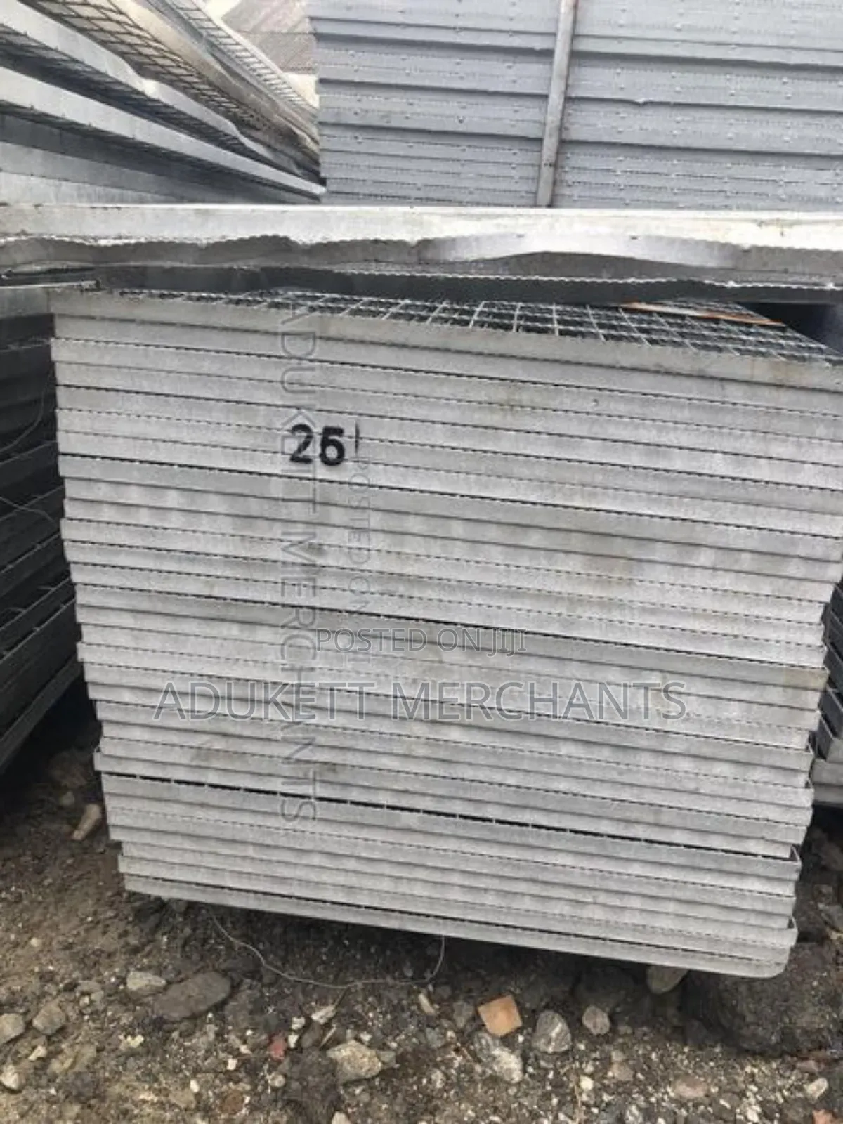 25mm Heavy Duty Galvanized Steel Grating Mesh