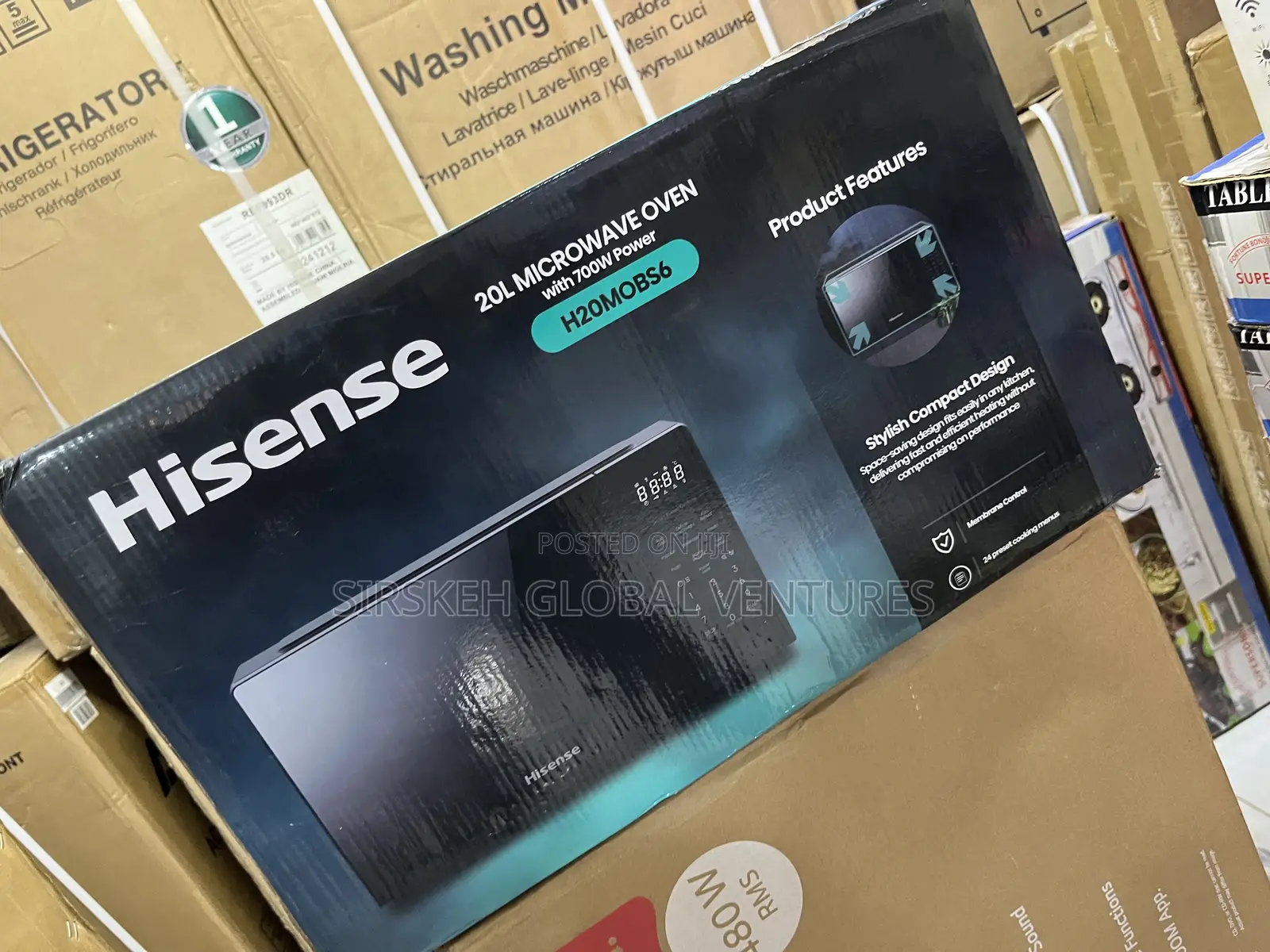 20l Hisense Microwave (Black) H20mbs6