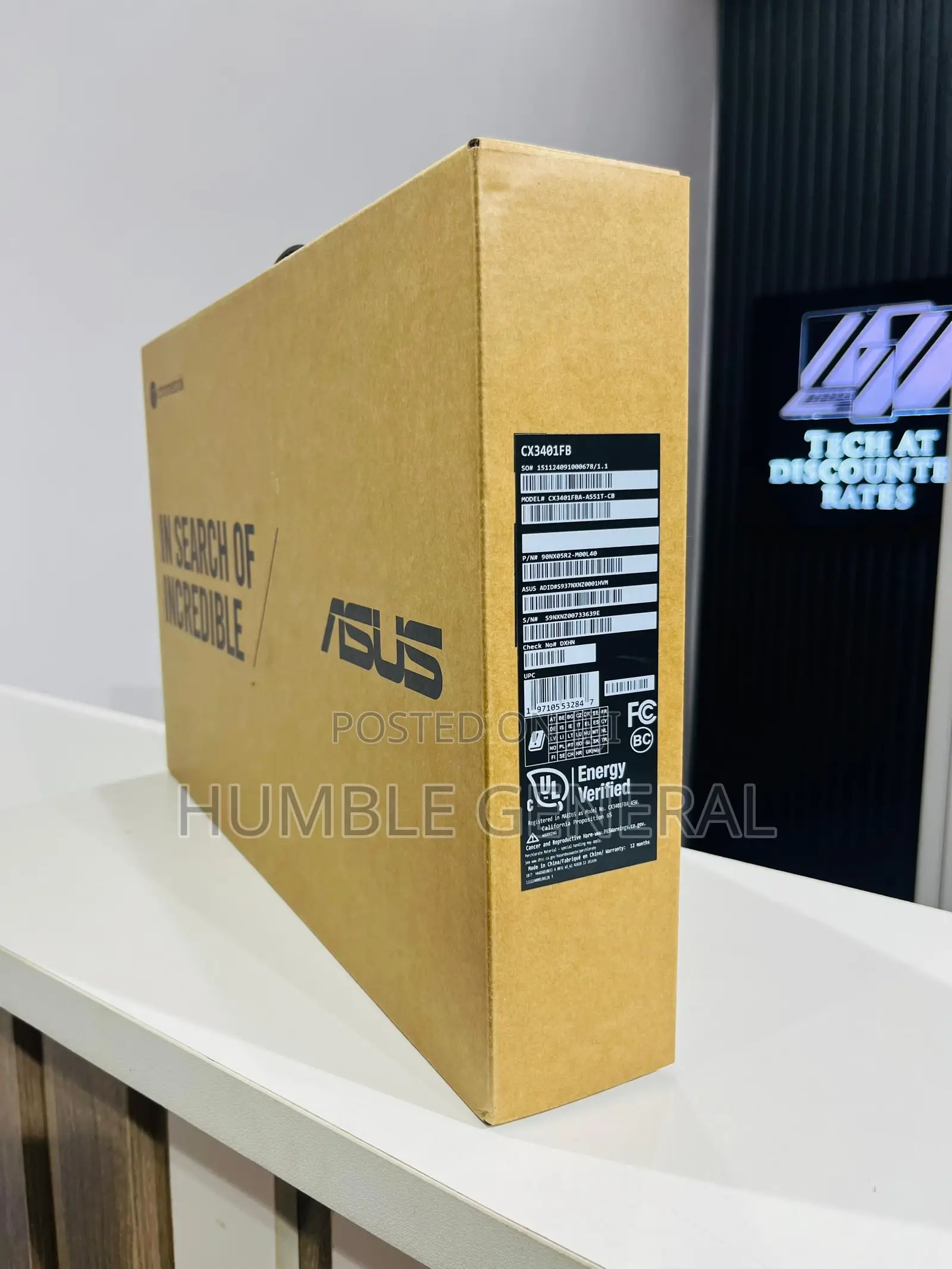 New Laptop Asus 16GB Intel Core i5 SSD 512GB