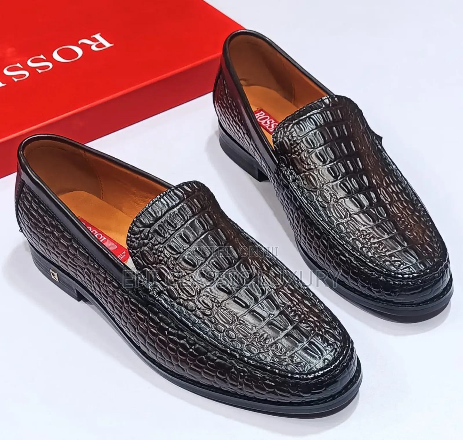 Rossi Luxury Men's Shoes Well Branded Package