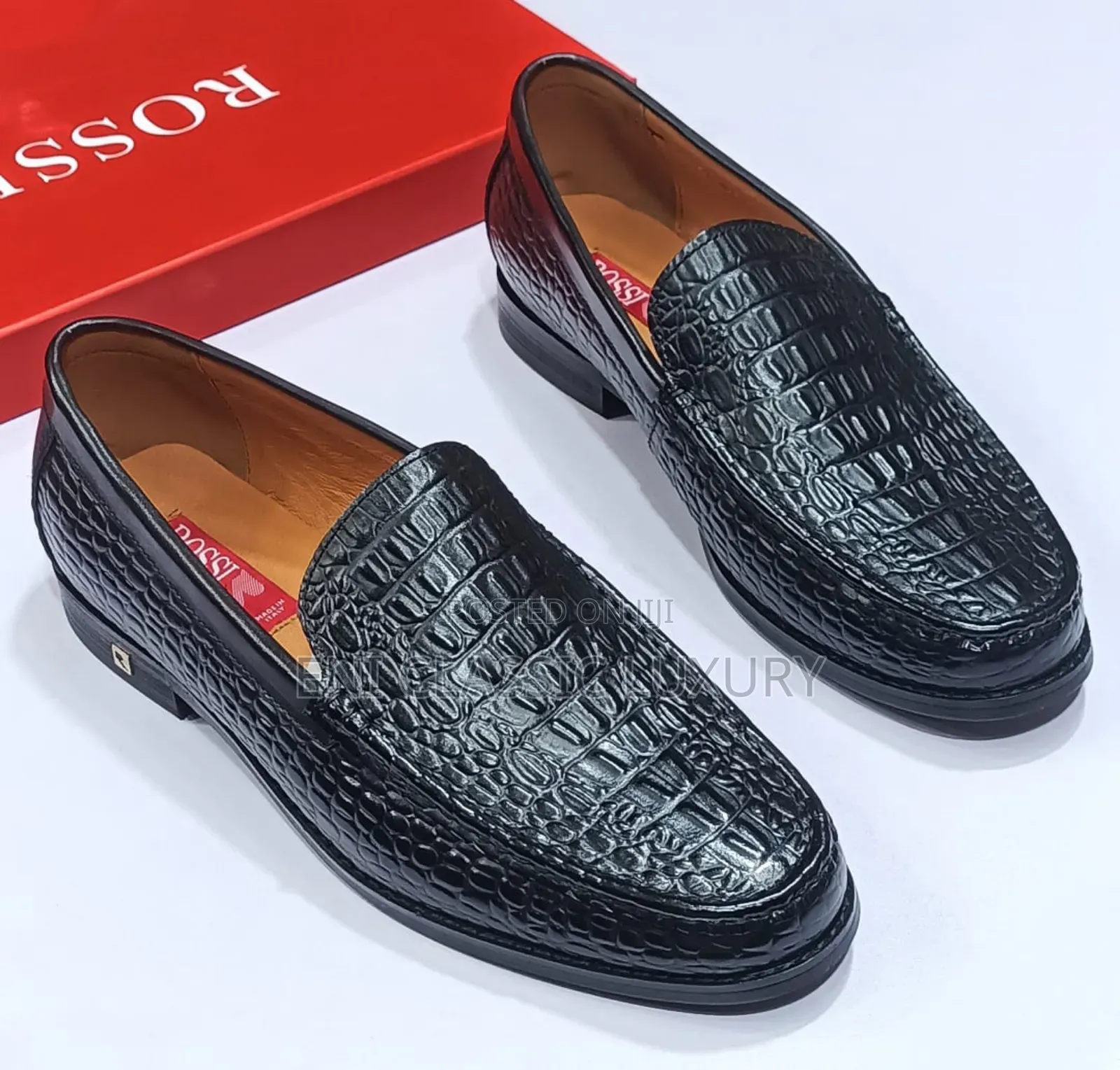 Rossi Luxury Men's Shoes Well Branded Package
