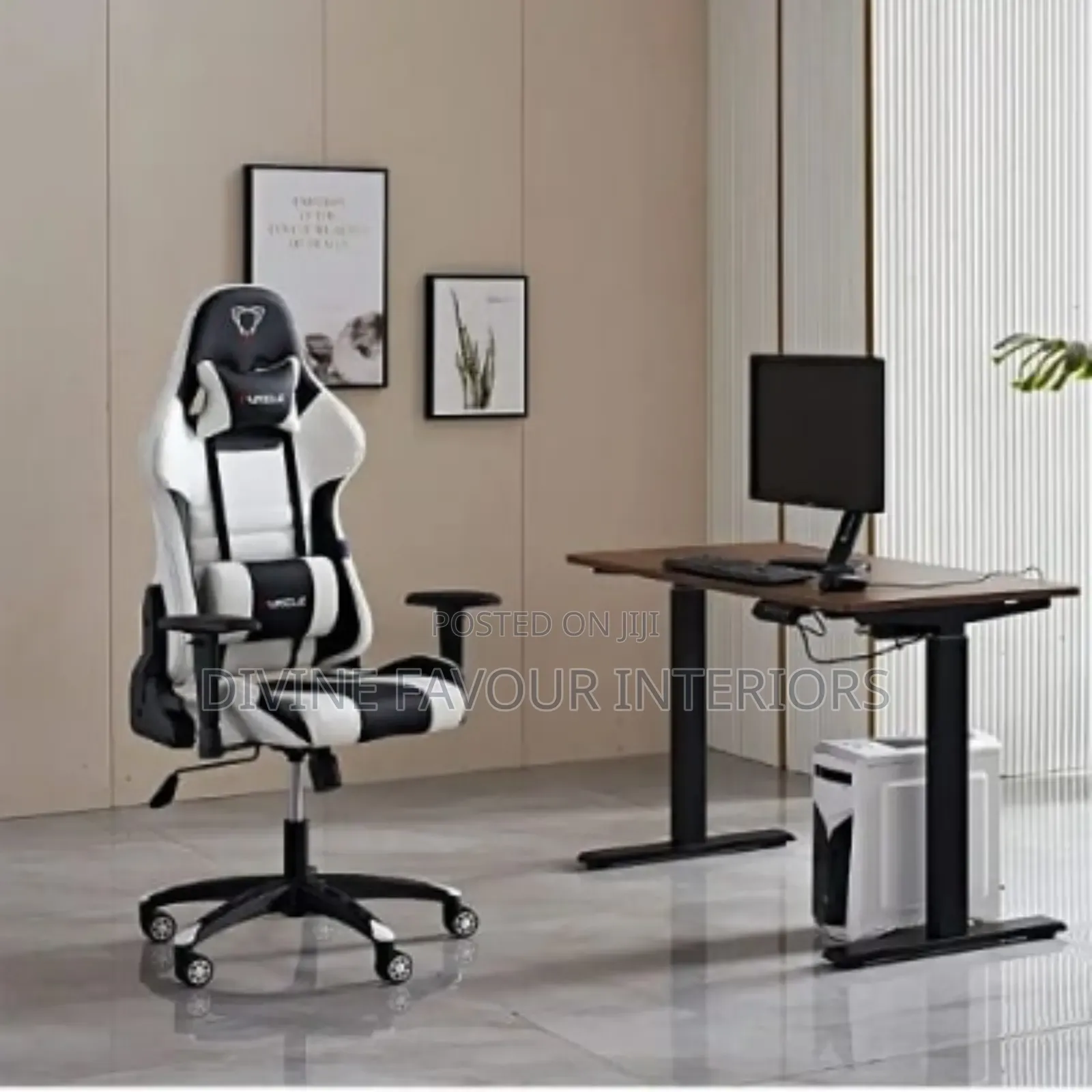 Modern Adjustable Electric Table Furgle Gaming Chair