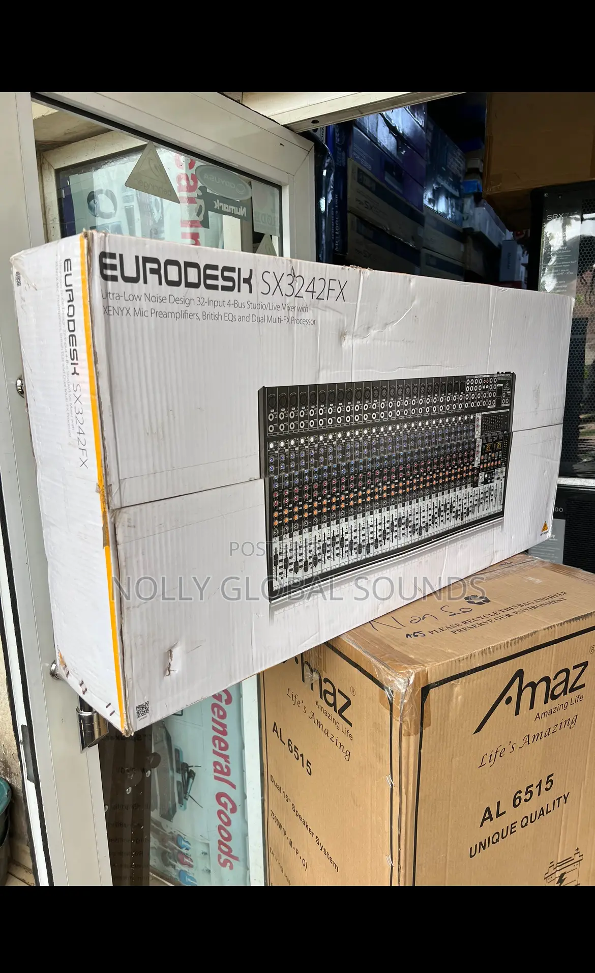 Behringer Eurodesk Sx3242fx Analog Mixer With Effects
