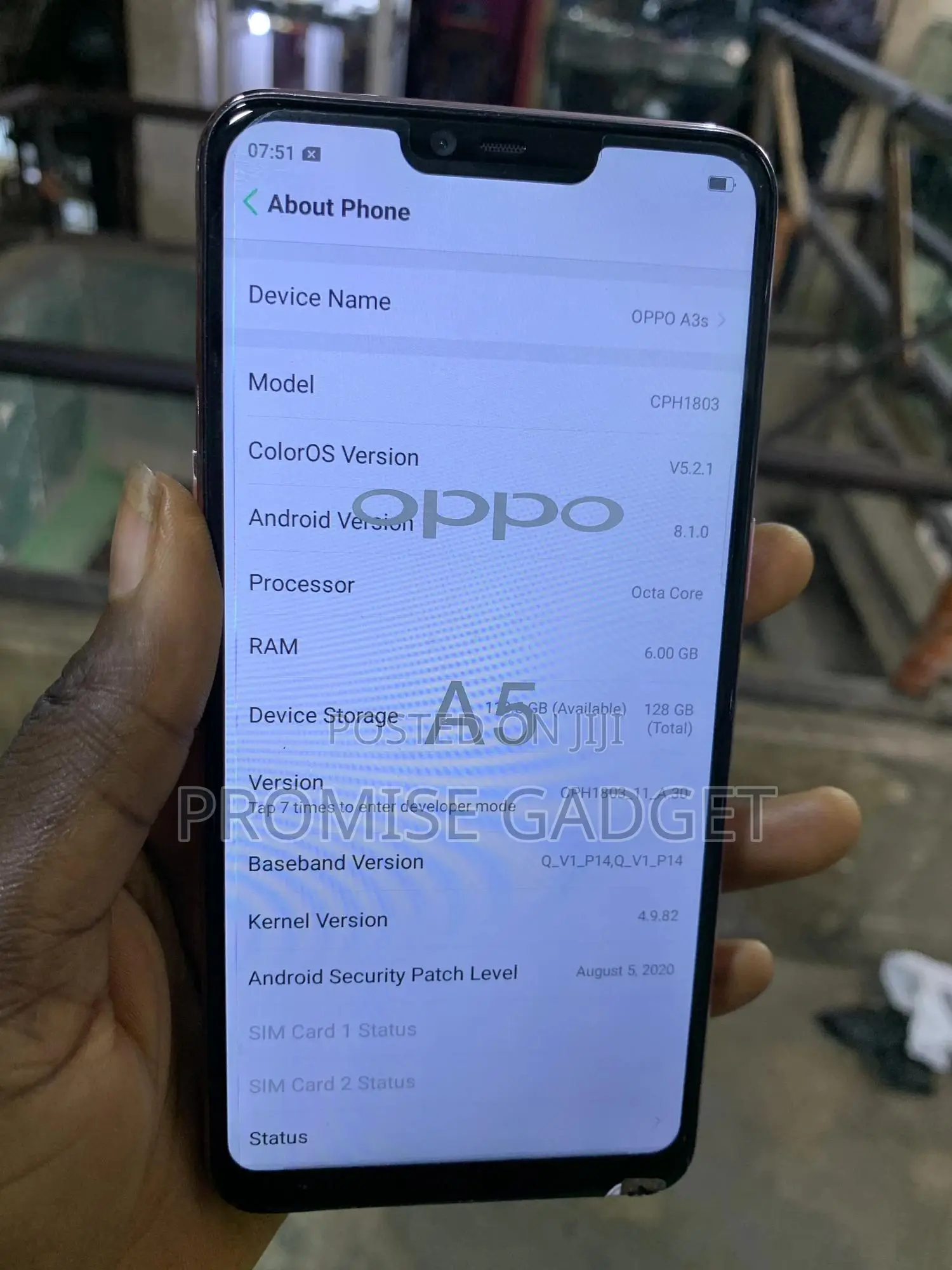 Oppo A3s 64 GB Pink