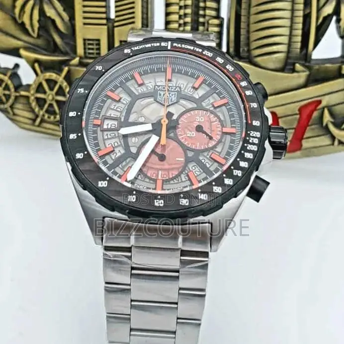 Original Tag Heuer Silver Steel Watch Available in Store
