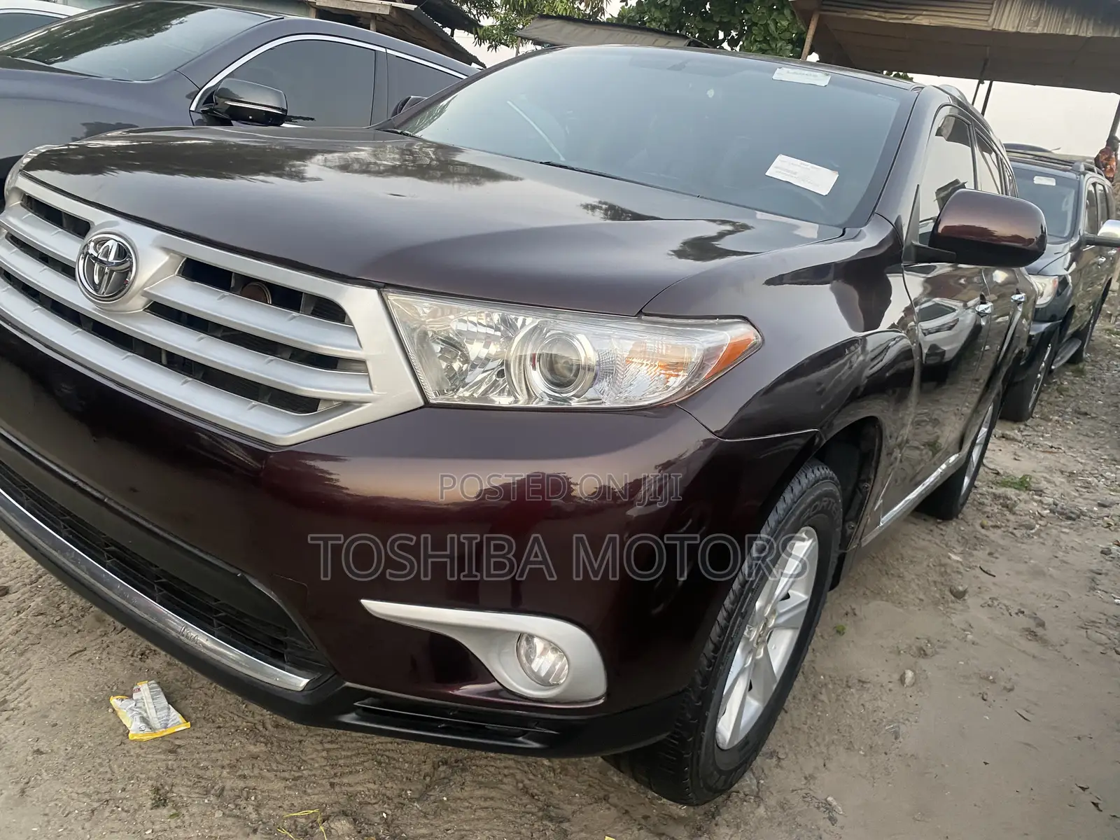 Toyota Highlander 3.5L 4WD 2013 Red