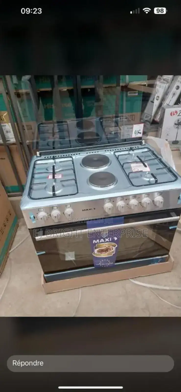 Maxi 60*90 4+2 Standing Gas Cooker With Auto Ignition | Maxi