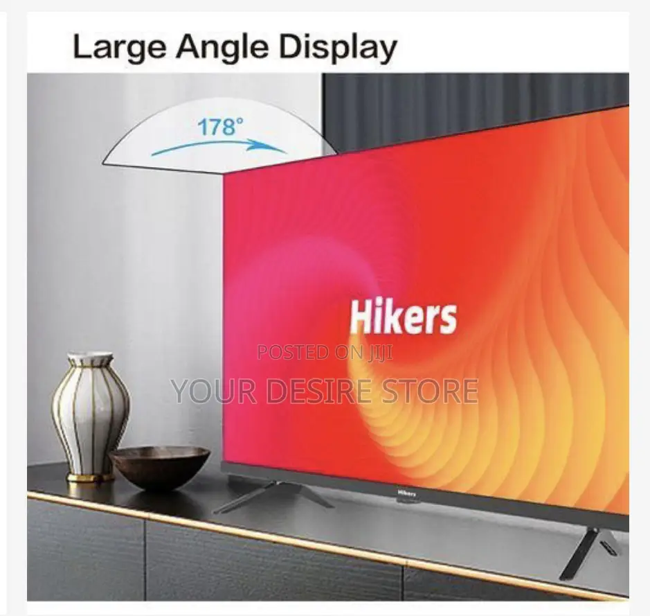 Hikers 32'' Inches Frameless Hd Led Tv-Black
