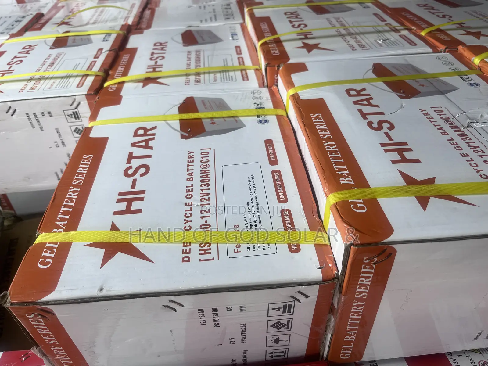 130ah 12v Hi Star Gel Battery