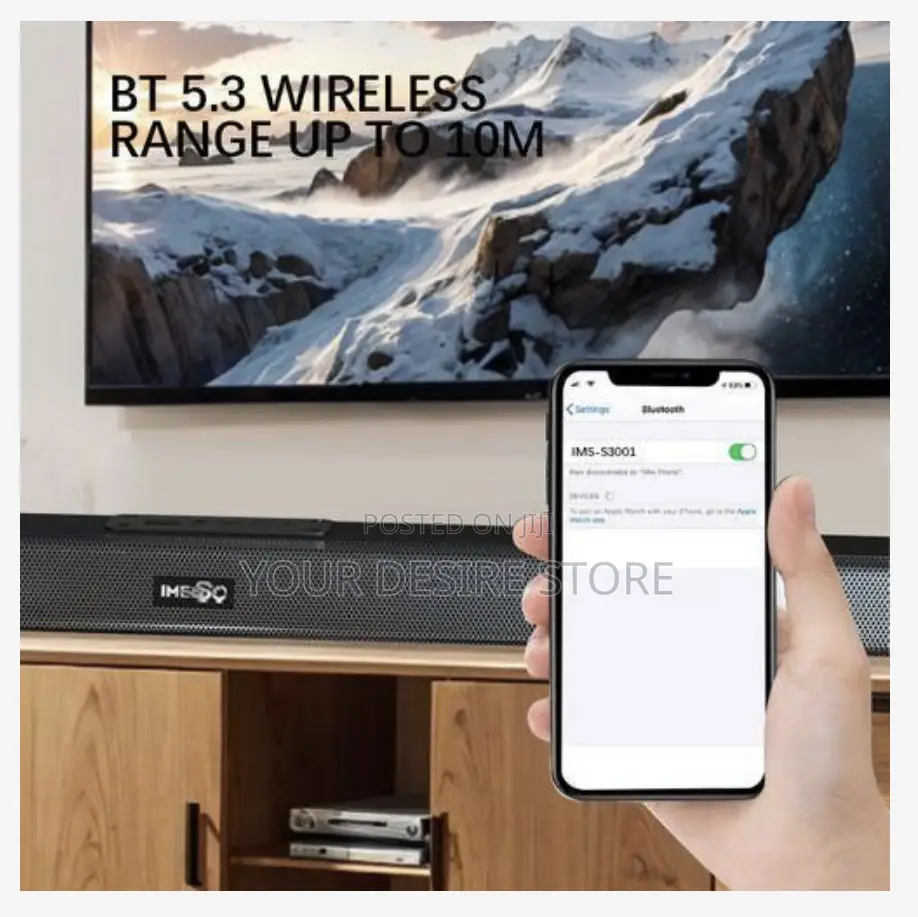 Imenso Sounds of Camden -Bluetooth Rechargeable Soundbar
