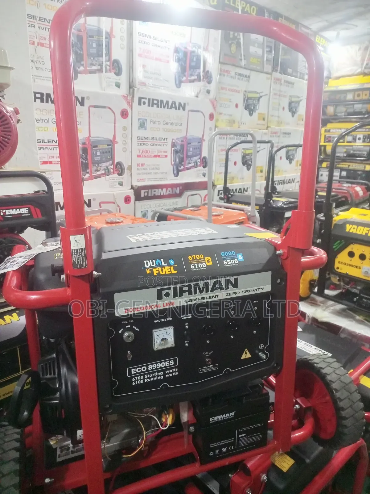 Firman Dual Eco 8990es Generator Set