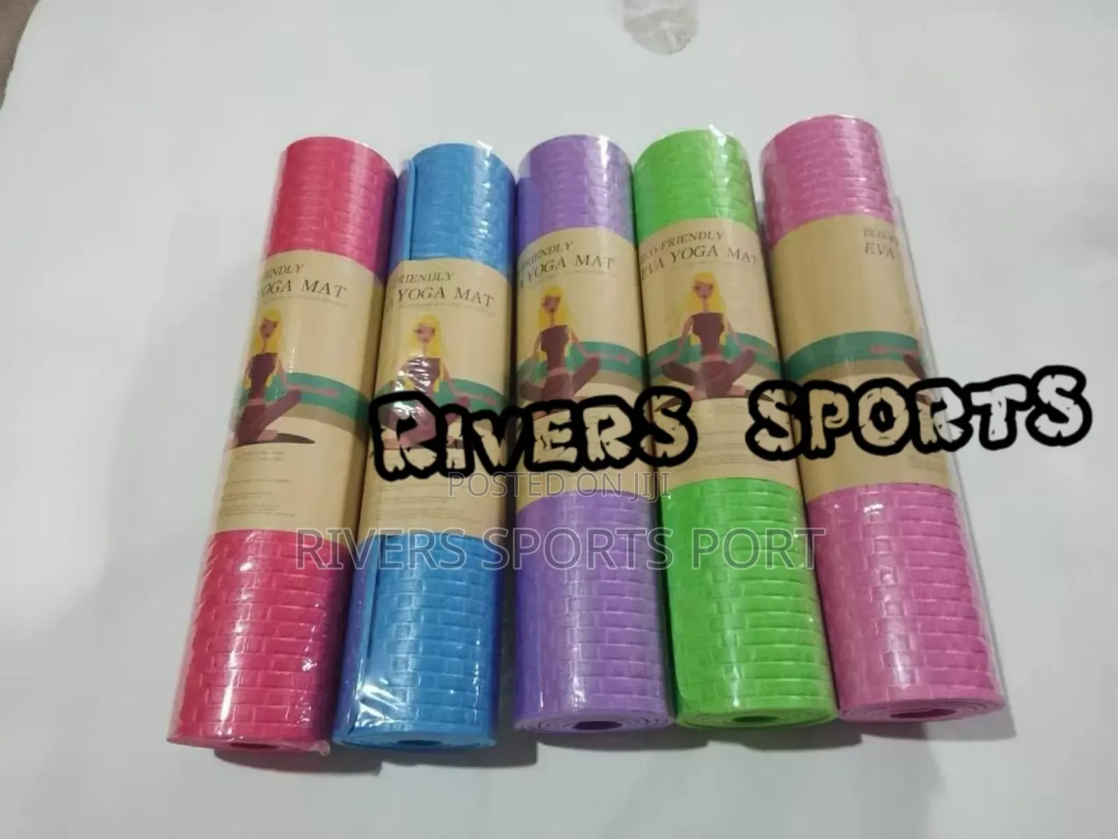 Natural Rubber Acupressure Non Slip Yoga Gym Mat