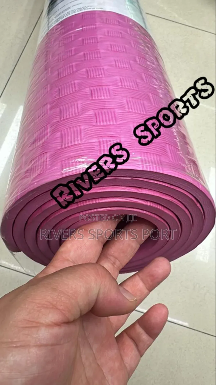Natural Rubber Acupressure Non Slip Yoga Gym Mat