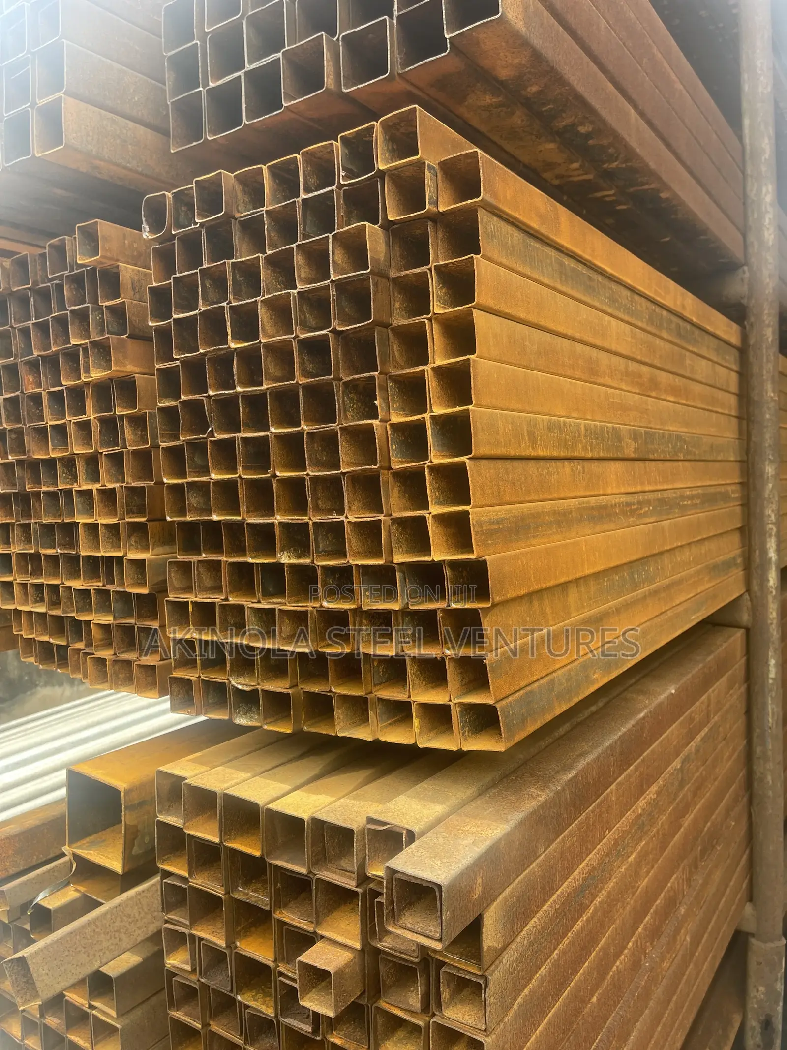 40 by 40 X 1.5mm Mild Steel Square Pipes 11/2"