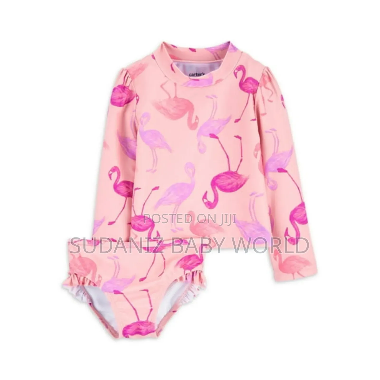 Carter's Toddler Girl Rash Guard Swimsuit Set,2pcs