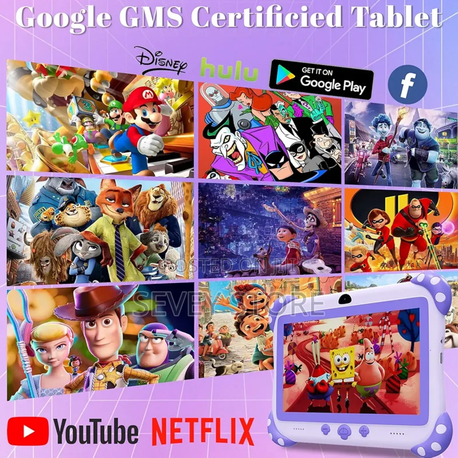 Kids Tablet 7 Inch Toddler Tablet for Kids Wifi Tablets 32g