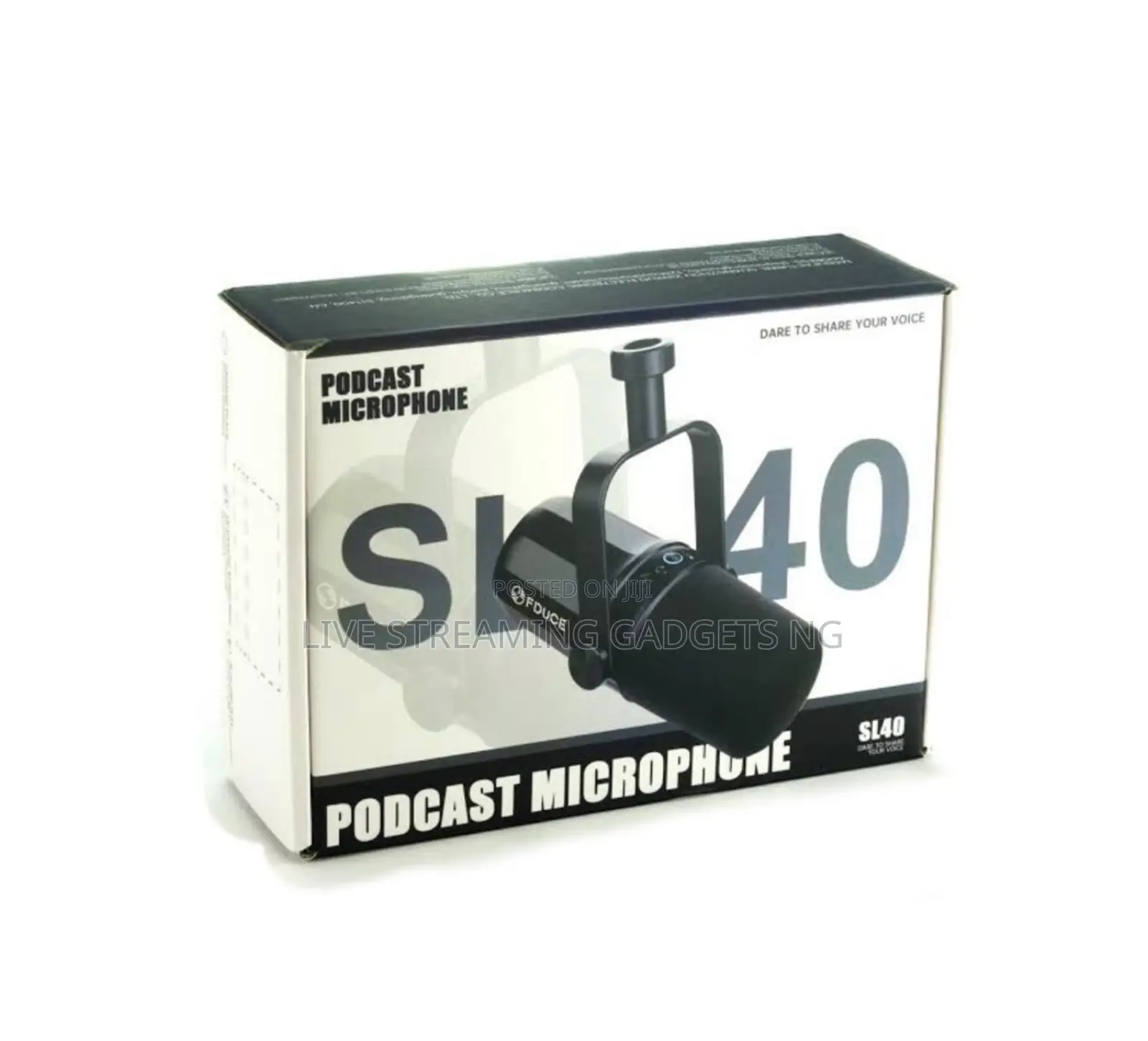 Original Sl40 Fduce Dynamic Podcast Microphone