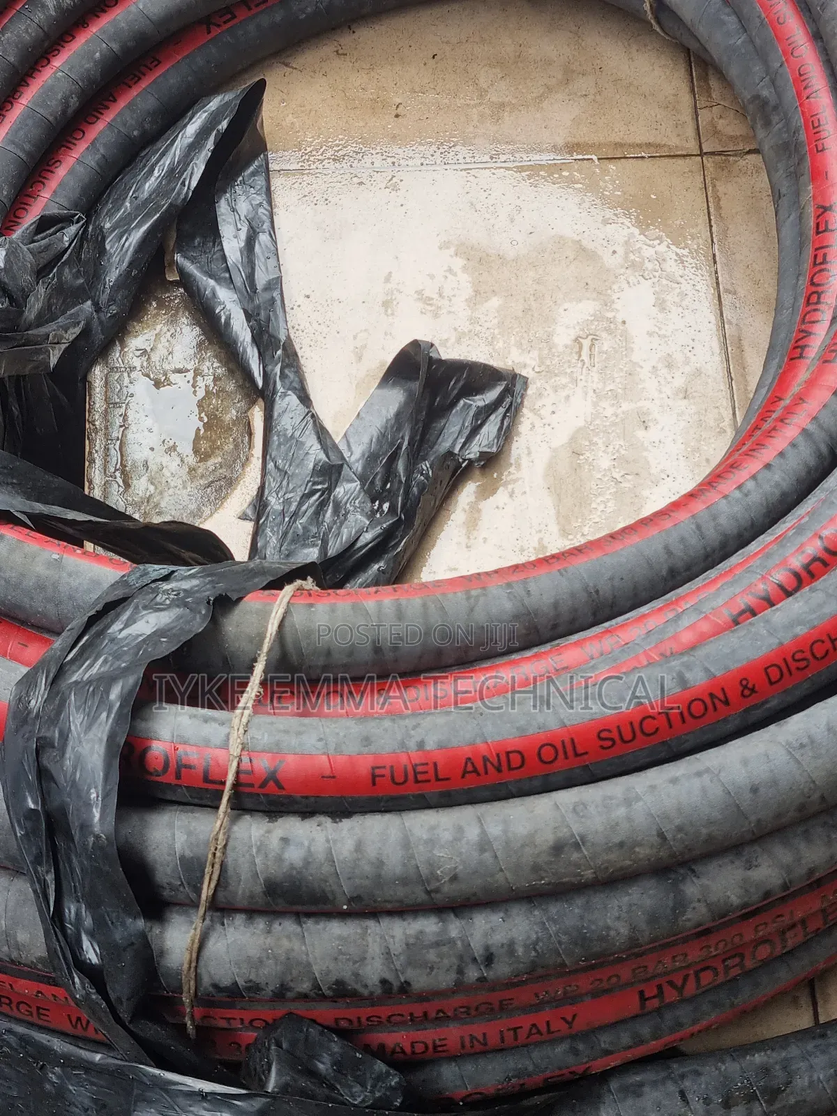 2" Fuel Oil/Water/Air/Oil Rubber Hose W. P. 20bar 300psi