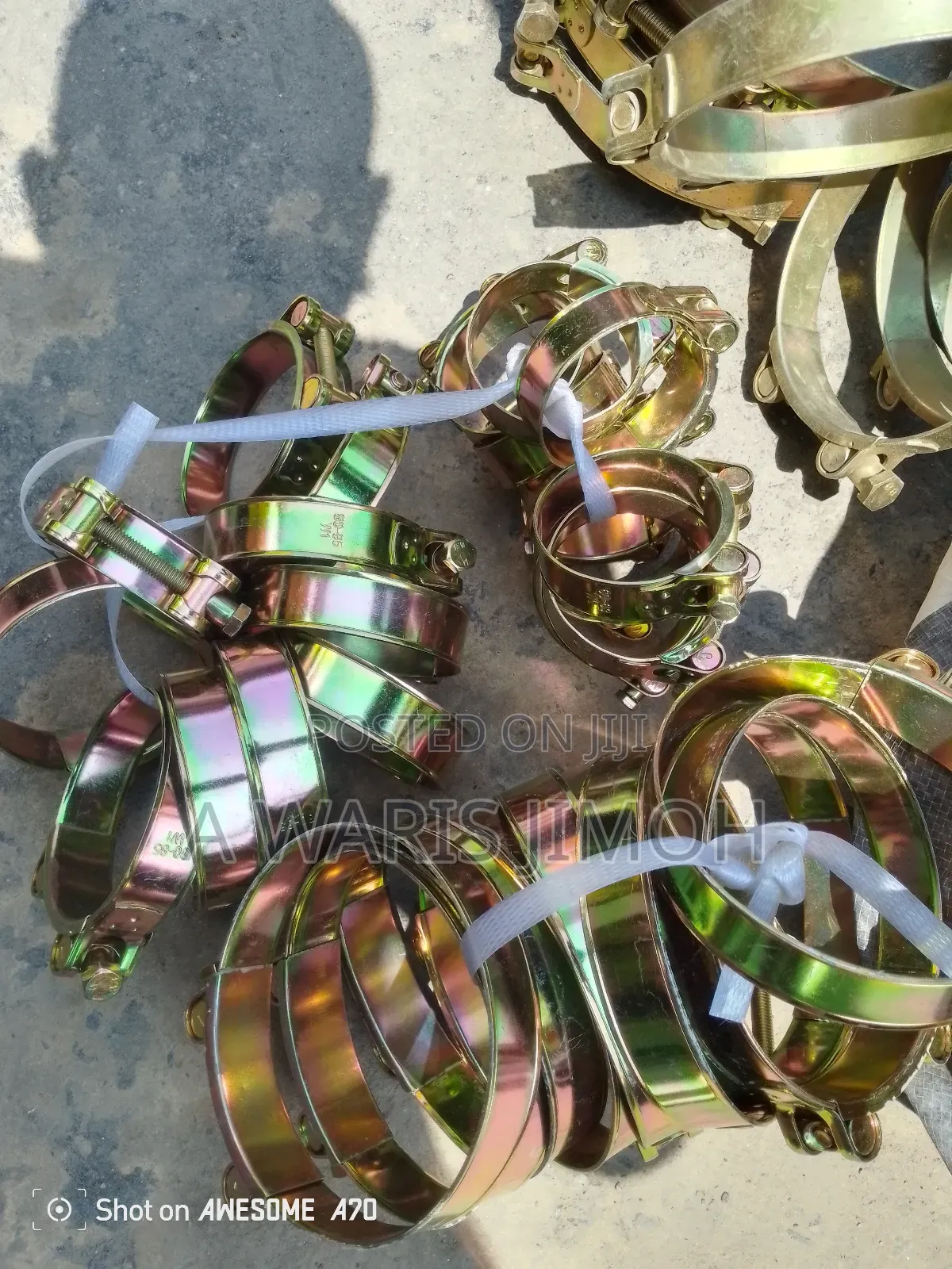 3" Golden Hose Clips
