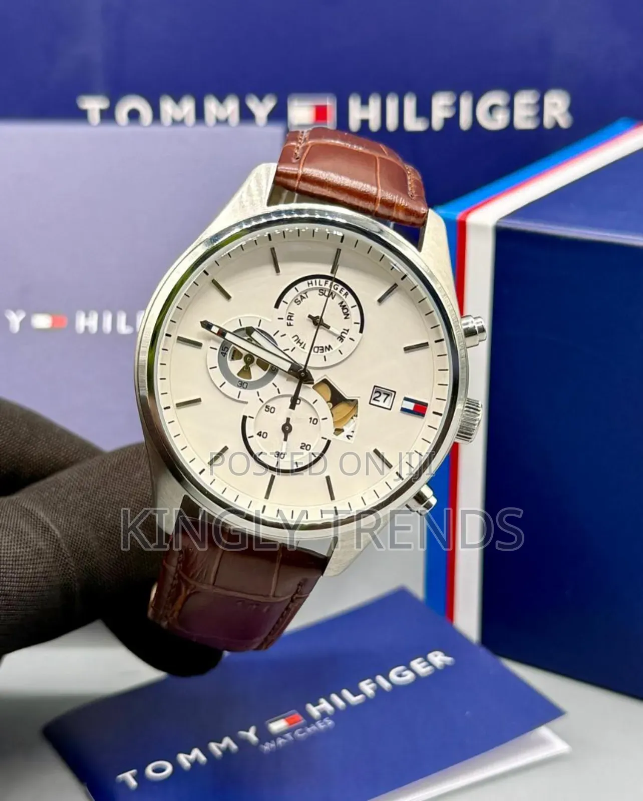 Tommy Hilfiger Leather Wristwatch